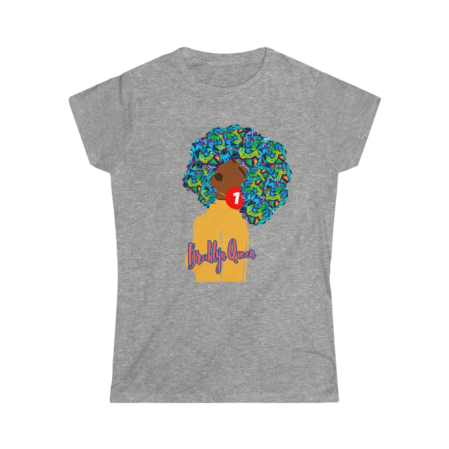 Brooklyn Queens #1 Earring Women's Softstyle Tee