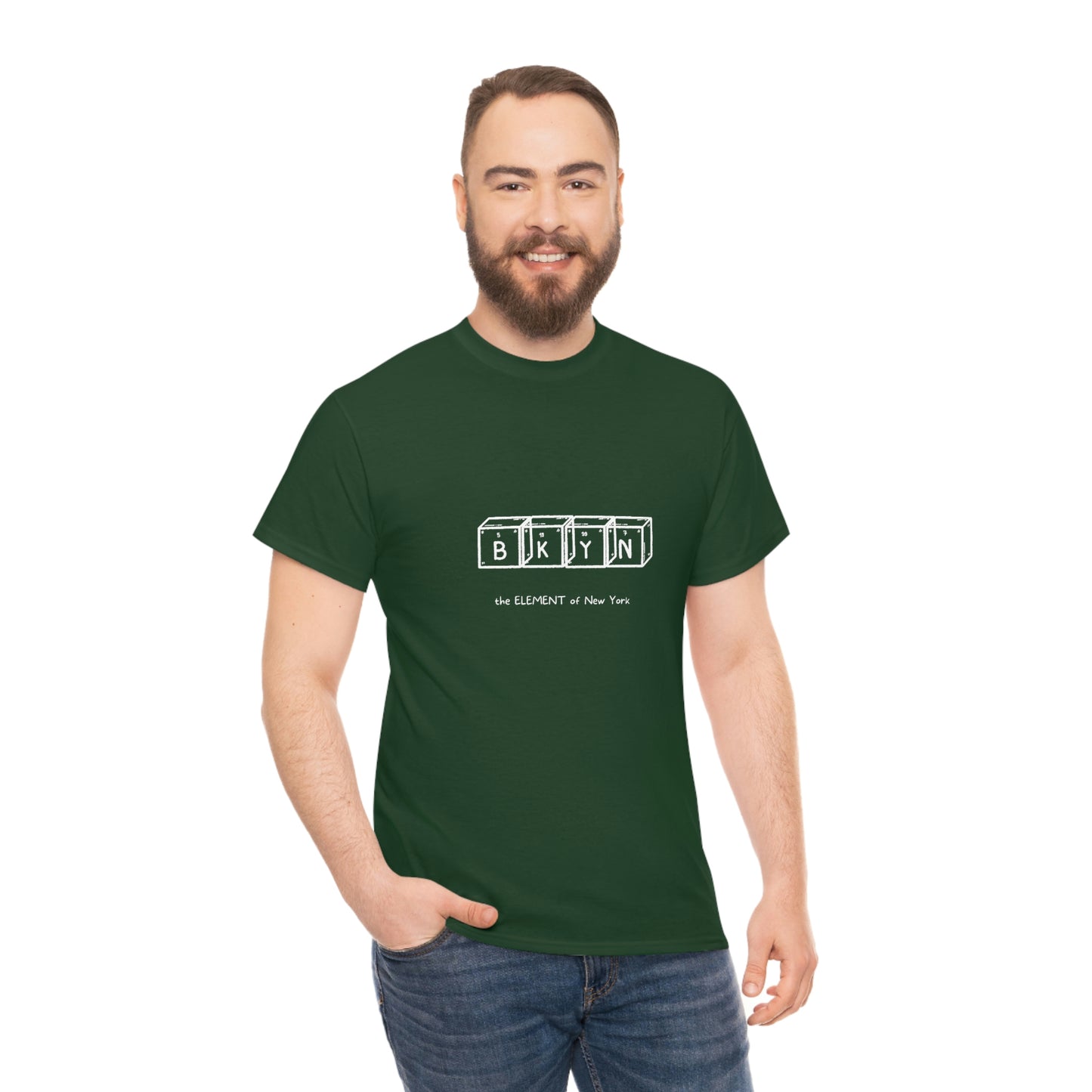 The Element of New York BKYN Dk Dimensional Unisex Heavy Cotton Tee