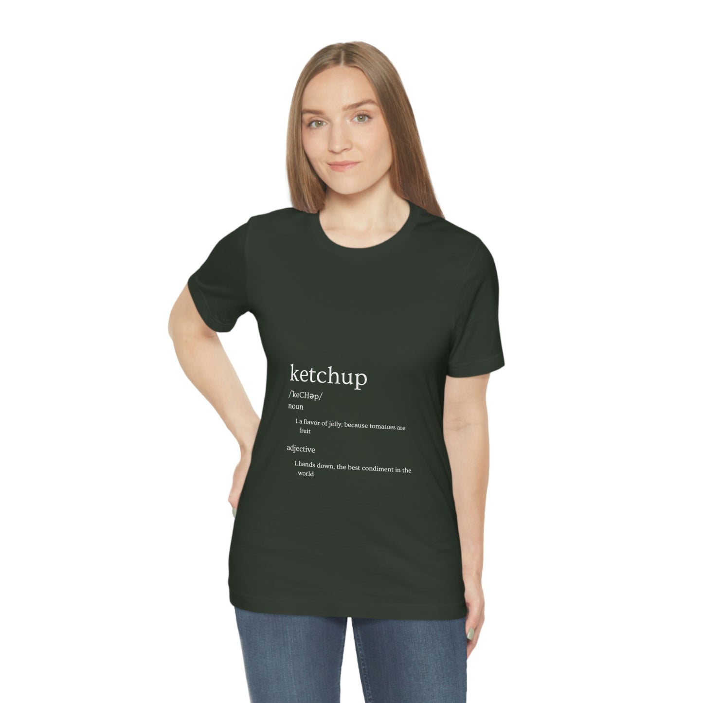 Ketchup Unisex Jersey Short Sleeve Tee