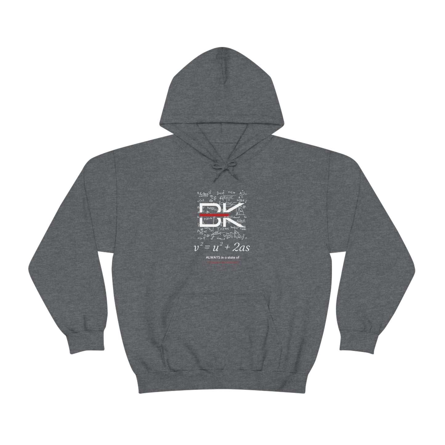The Equation Constant Acceleration Dk Unisex Heavy Blend™ Hooded Sweatshirt