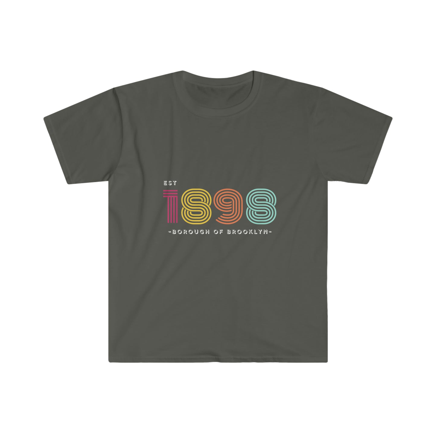Vintage Brooklyn 1898 Unisex Soft style T-Shirt