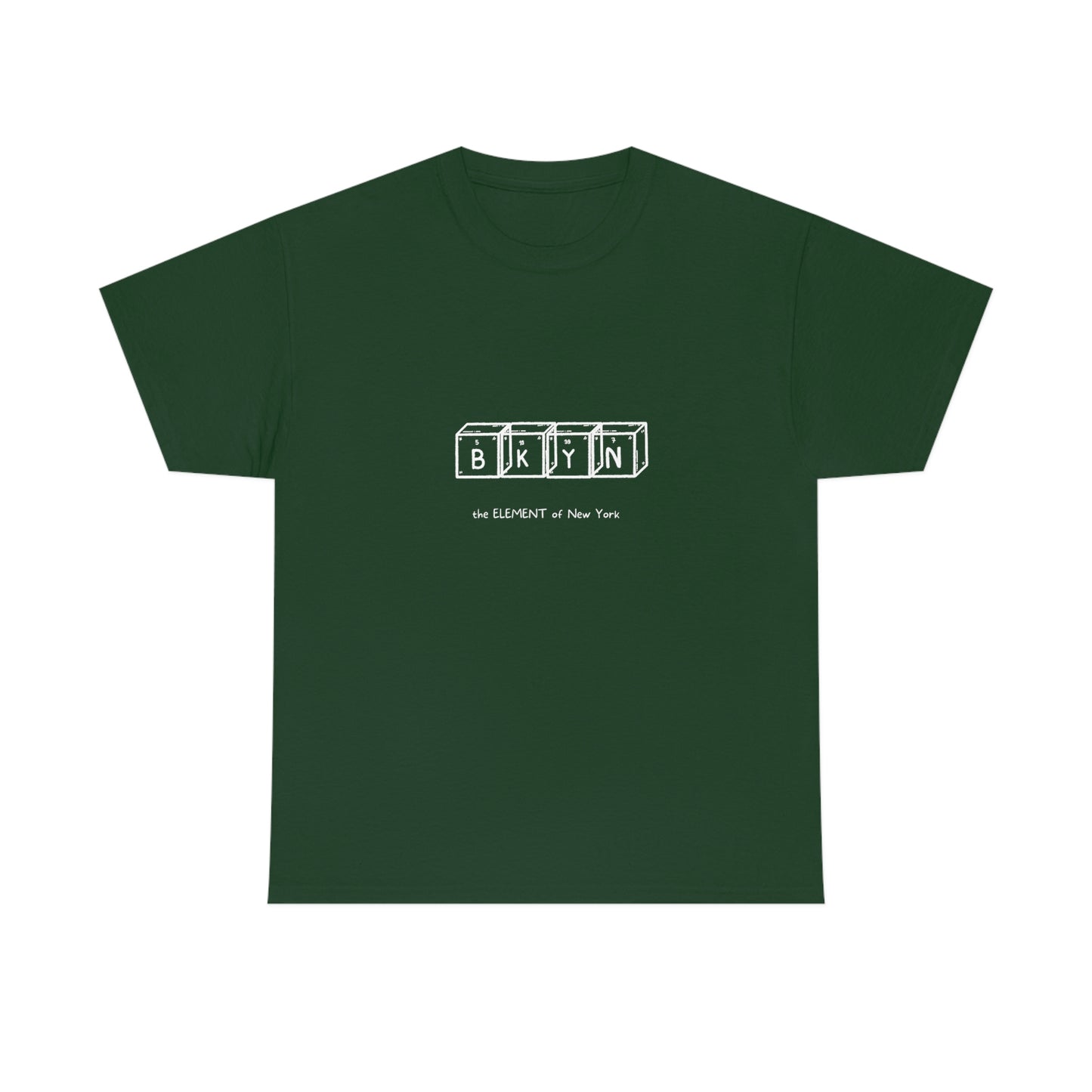 The Element of New York BKYN Dk Dimensional Unisex Heavy Cotton Tee