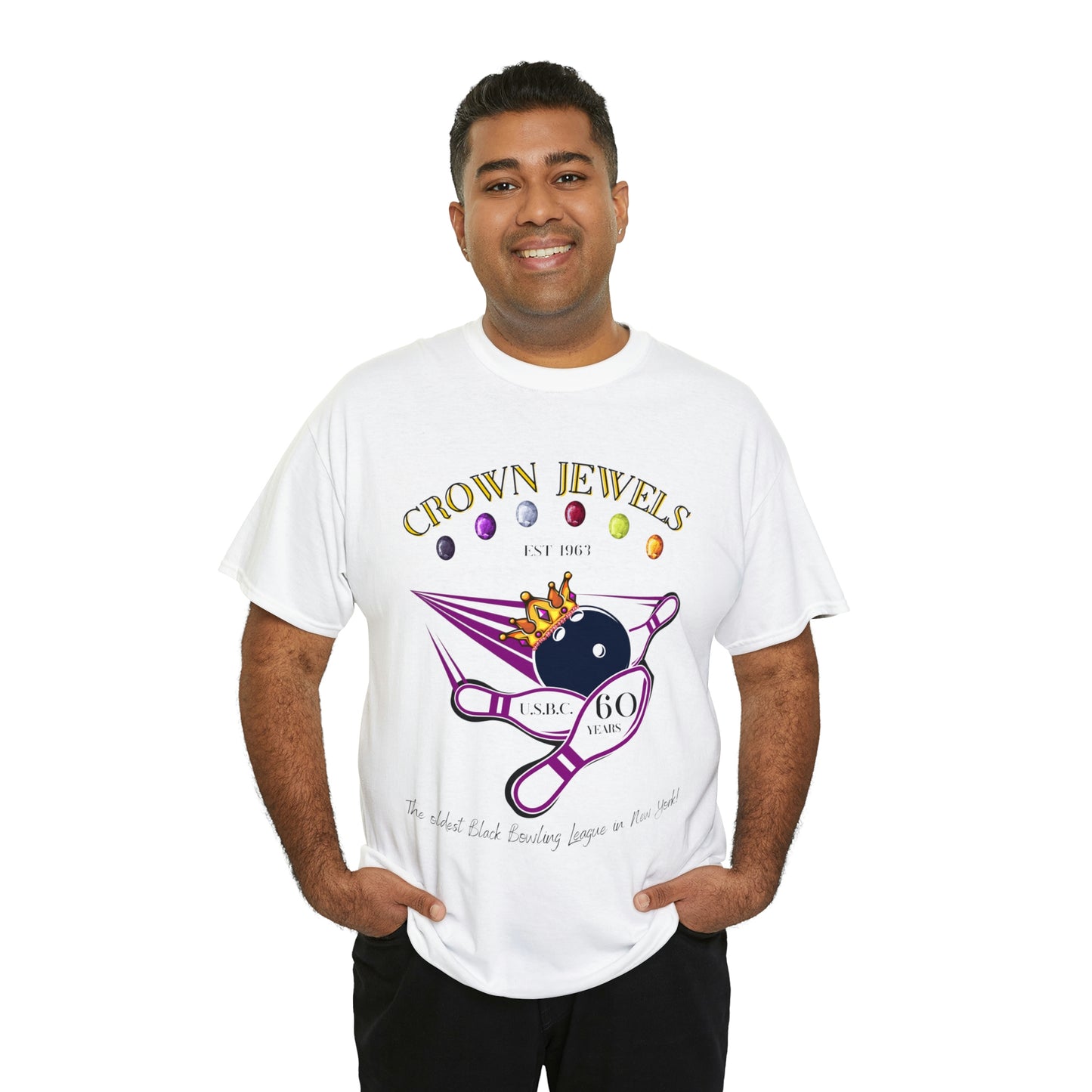 CROWN JEWELS League T-Shirt White