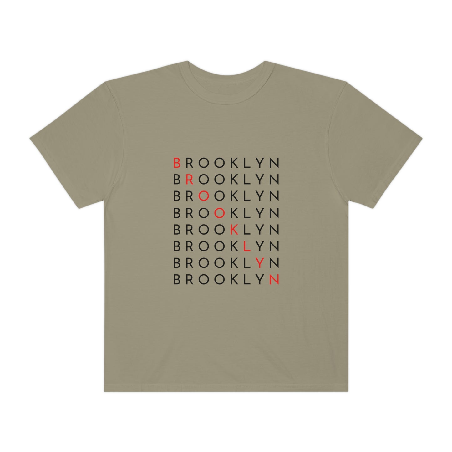 Brooklyn Symmetrical Unisex Garment-Dyed T-shirt