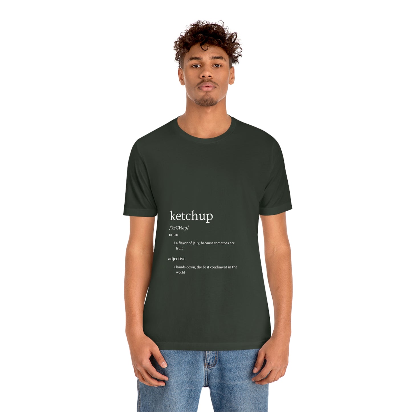 Ketchup Unisex Jersey Short Sleeve Tee