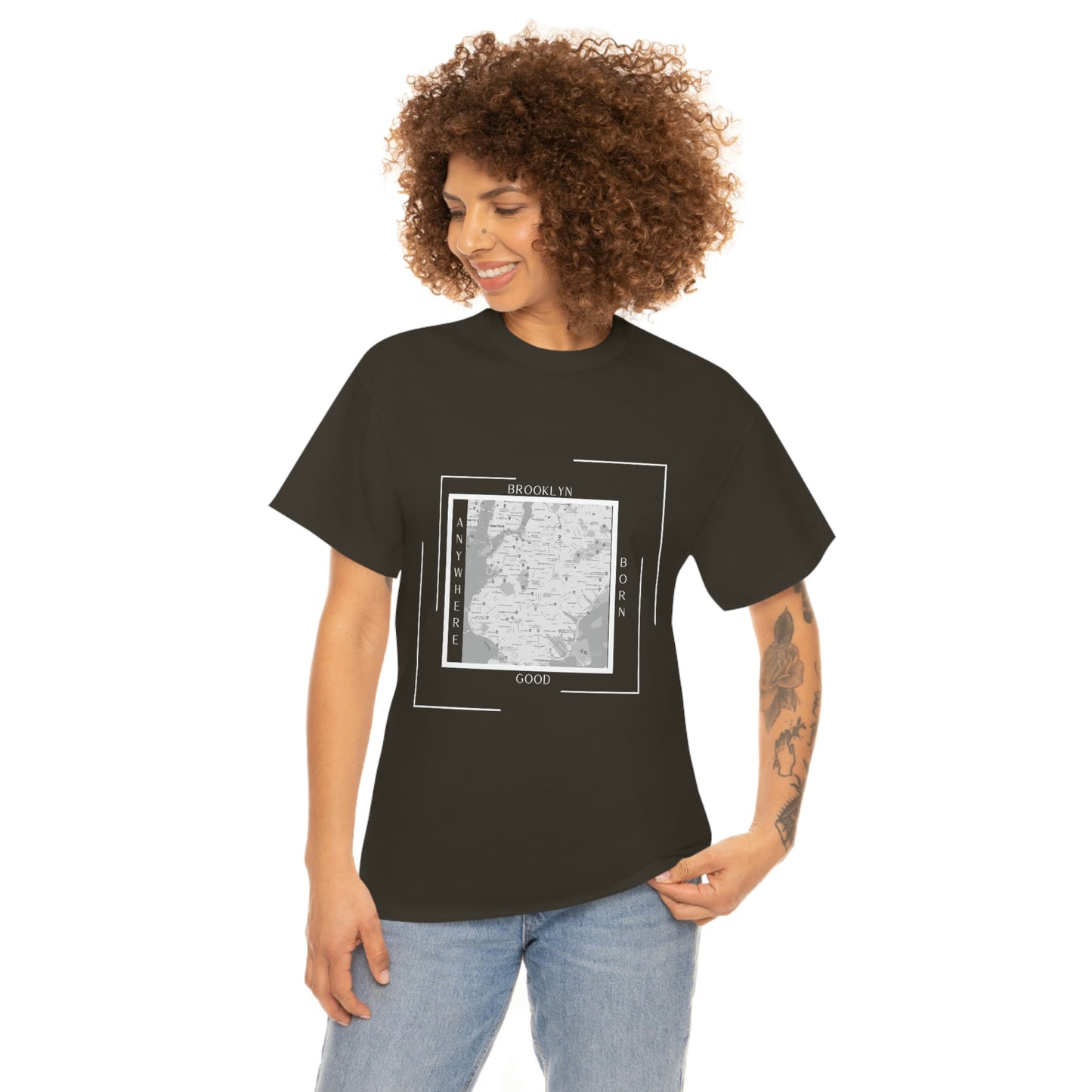 On the Map B.B.G.A. Dark Unisex Tee