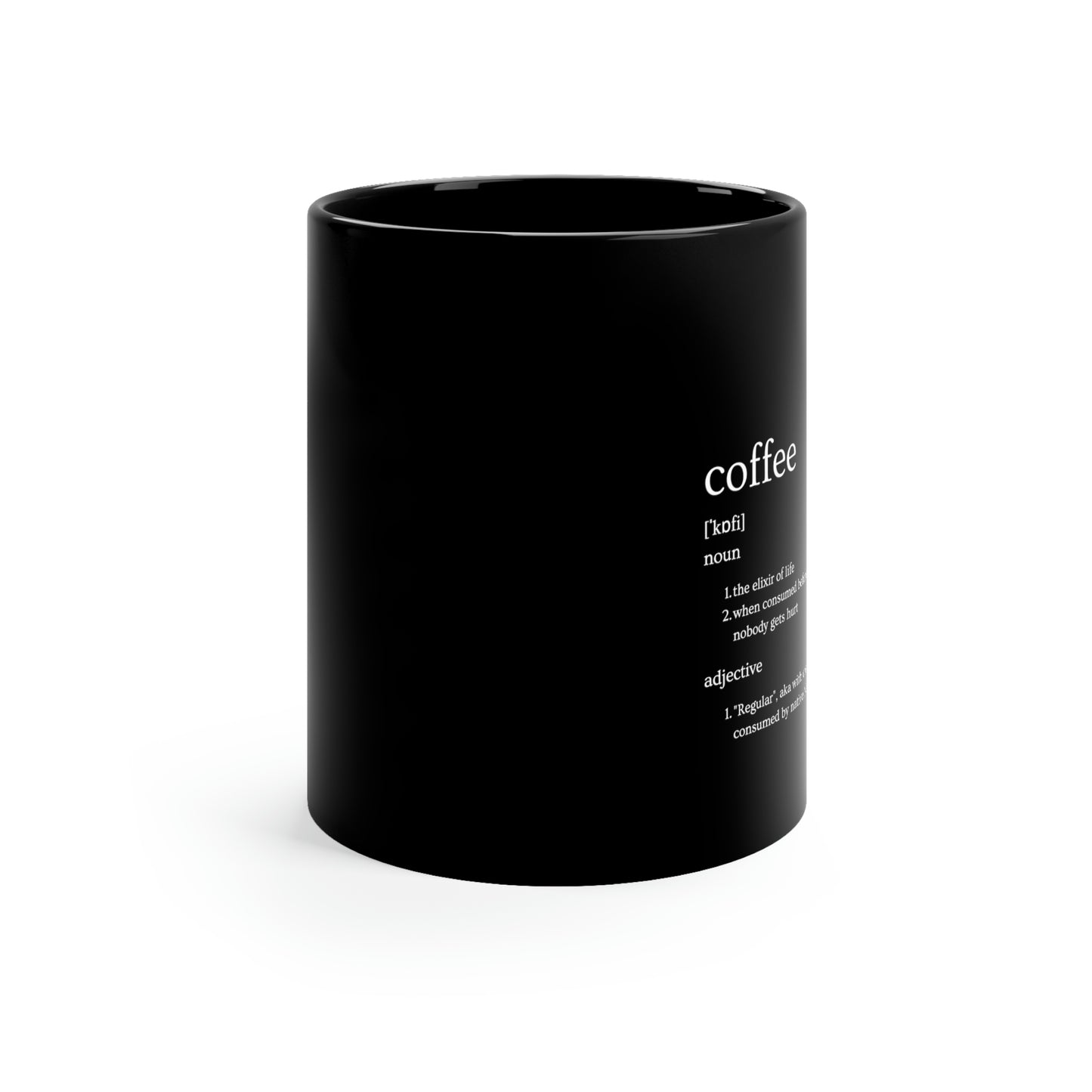 Mug - Coffee - The Elixir of Life 11oz Black Mug