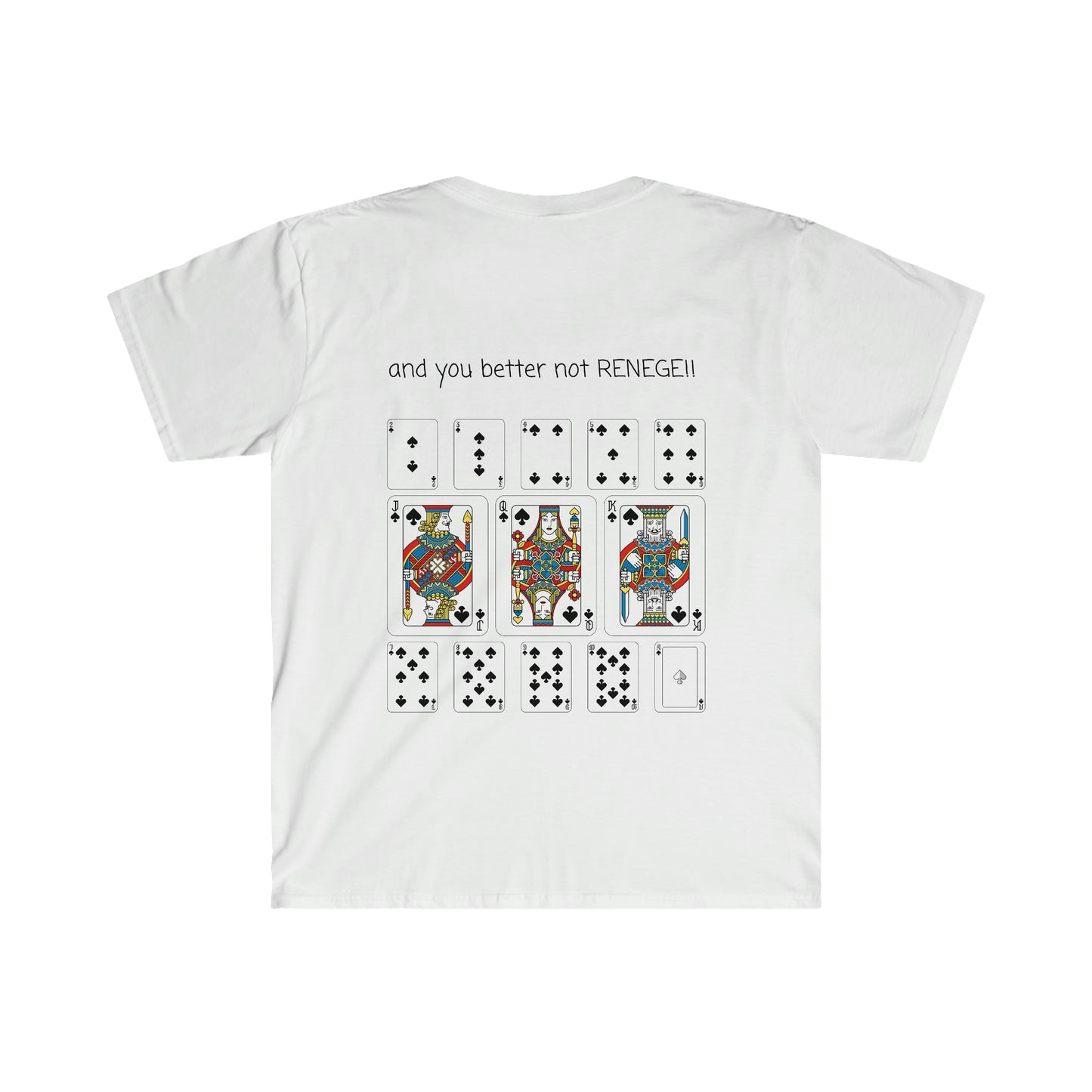 I Play Spades Unisex Softstyle T-Shirt