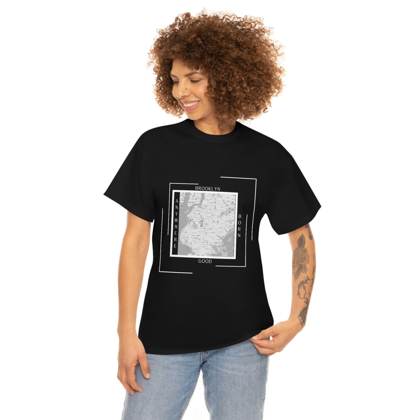 On the Map B.B.G.A. Dark Unisex Tee