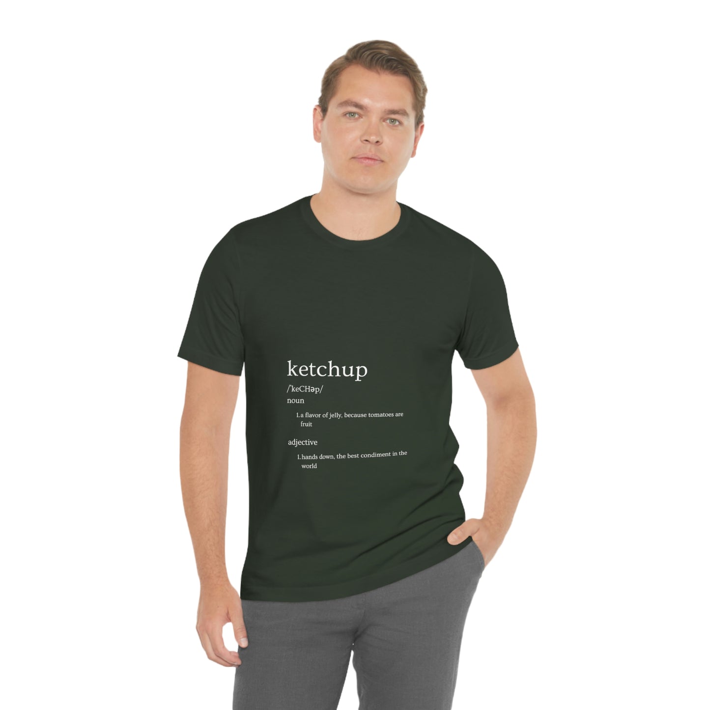 Ketchup Unisex Jersey Short Sleeve Tee
