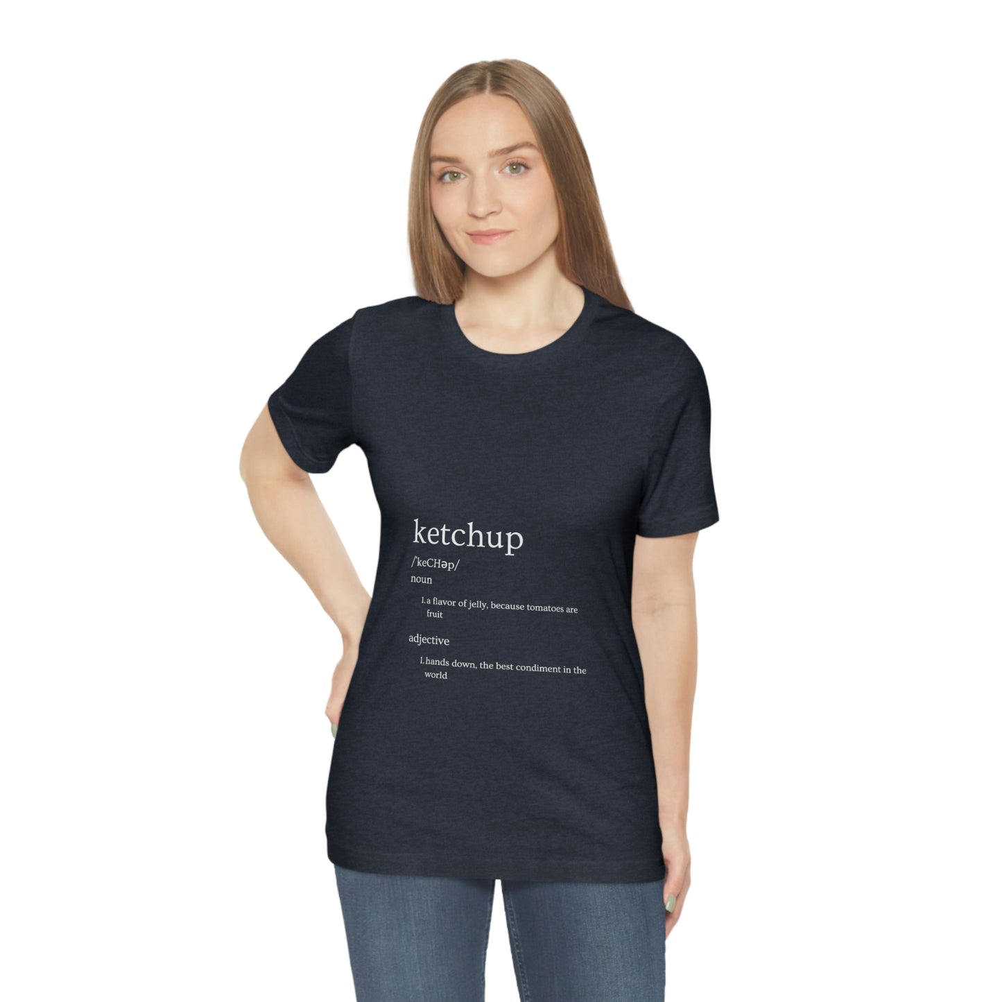 Ketchup Unisex Jersey Short Sleeve Tee