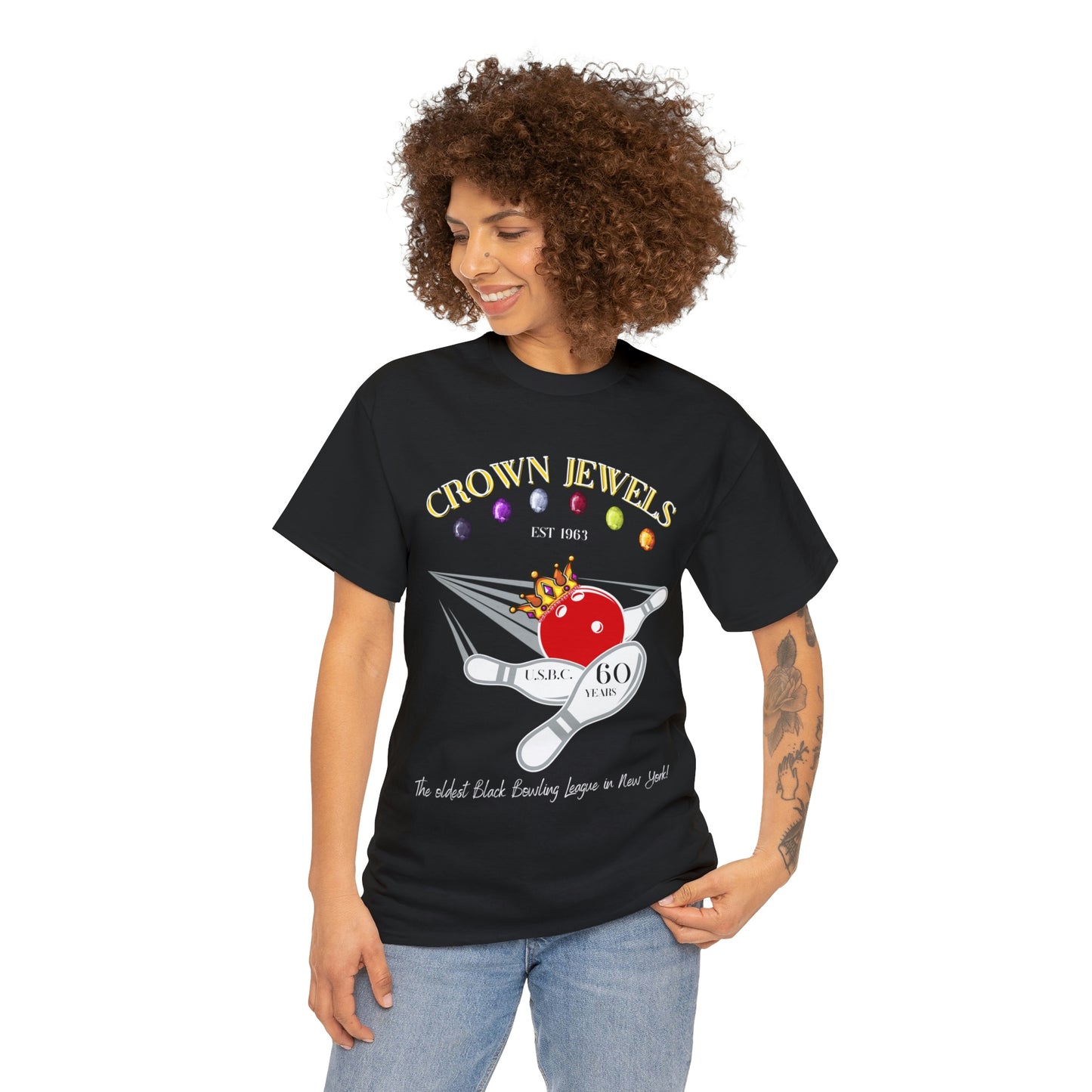 CROWN JEWELS League T-Shirt Black