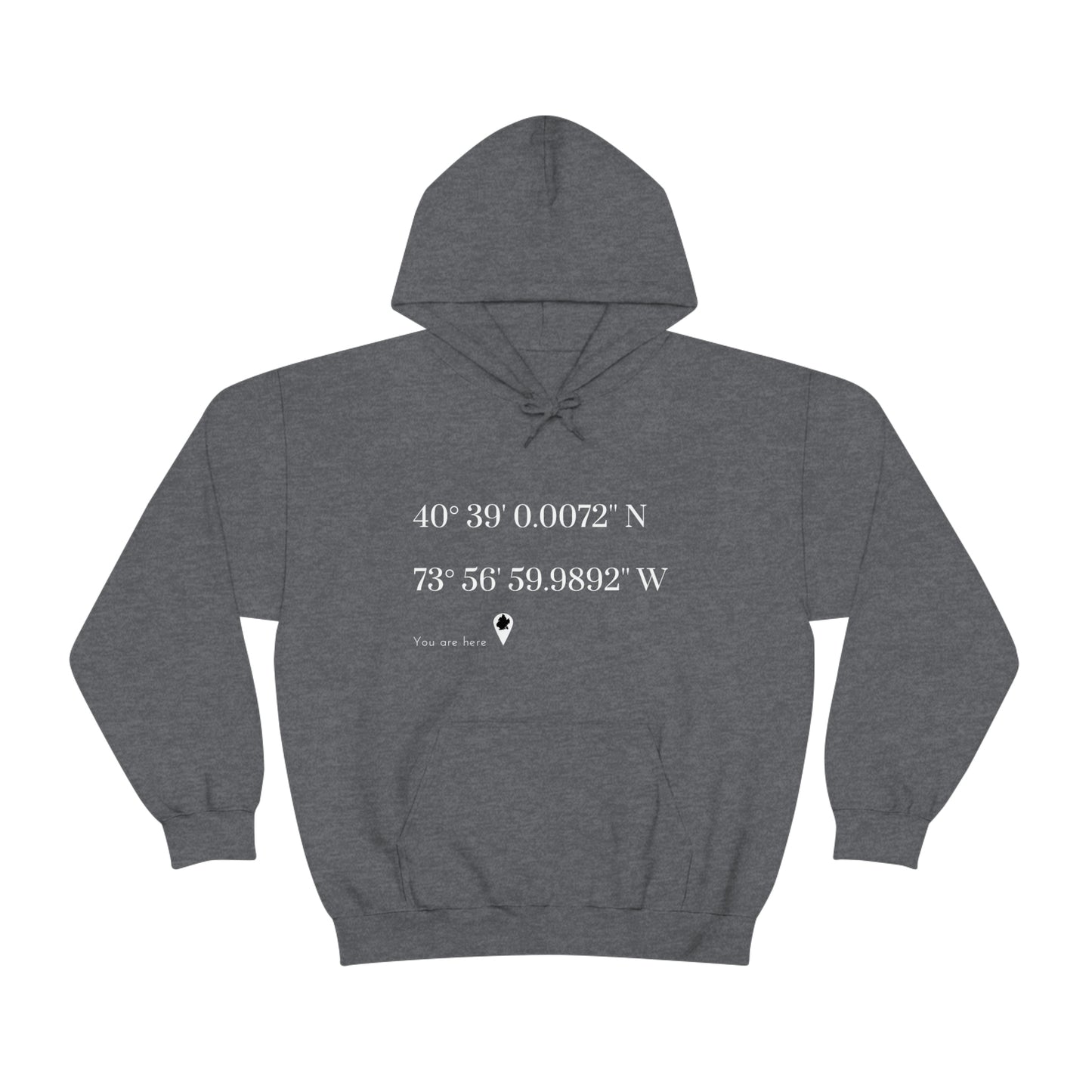 Brooklyn N W Coordinates Dk Hooded Sweatshirt