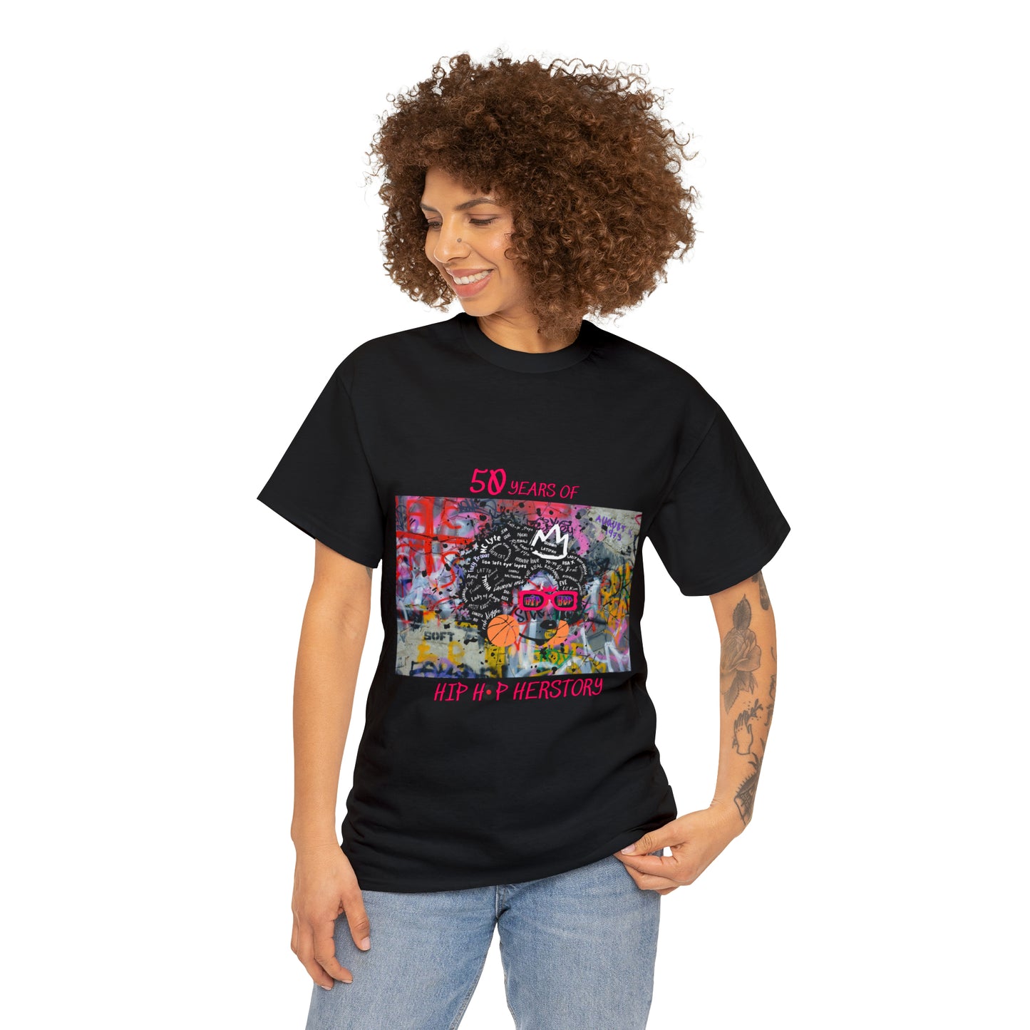 50 Years of Hip Hop Herstory Tee