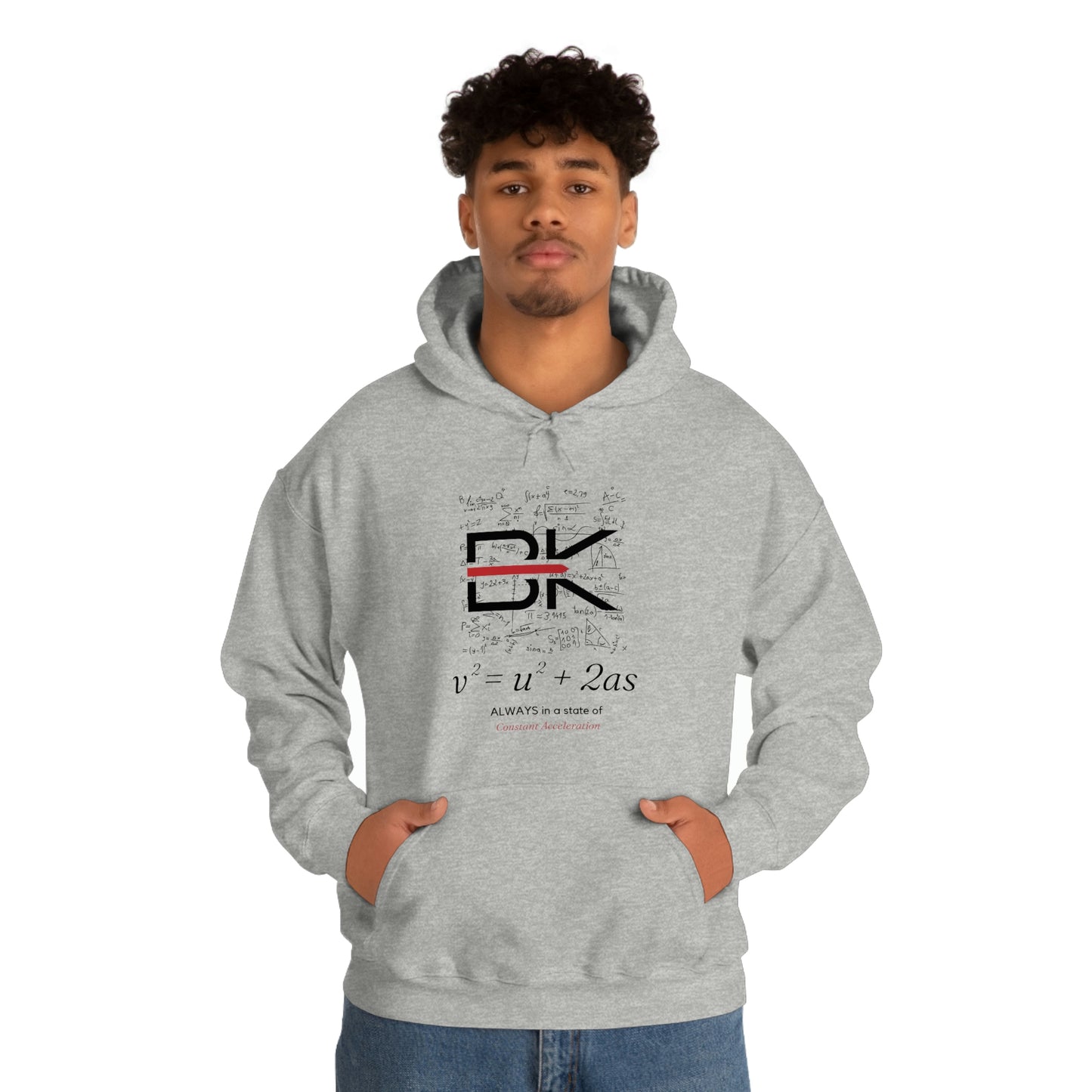 The Equation Constant Acceleration Lte Unisex Heavy Blend™ Hooded Sweatshirt