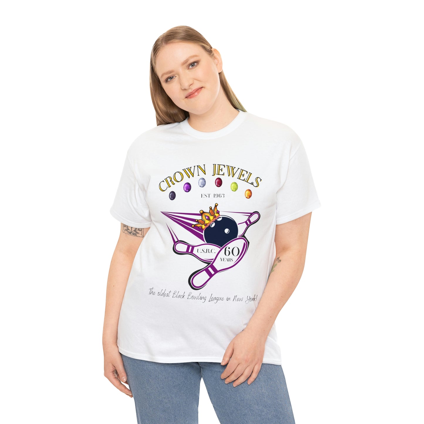CROWN JEWELS League T-Shirt White