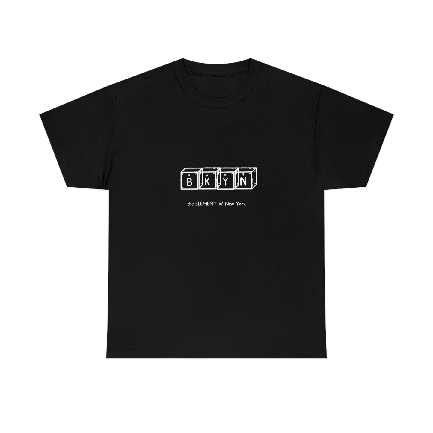 The Element of New York BKYN Dk Dimensional Unisex Heavy Cotton Tee
