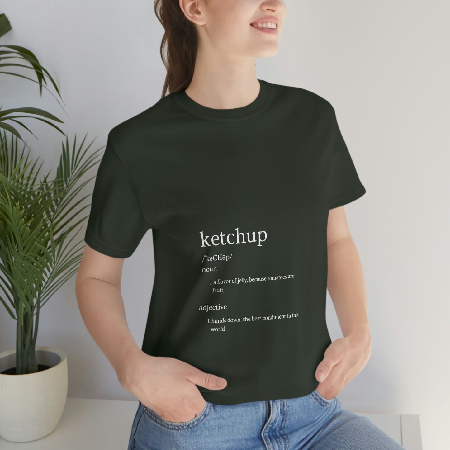 Ketchup Unisex Jersey Short Sleeve Tee
