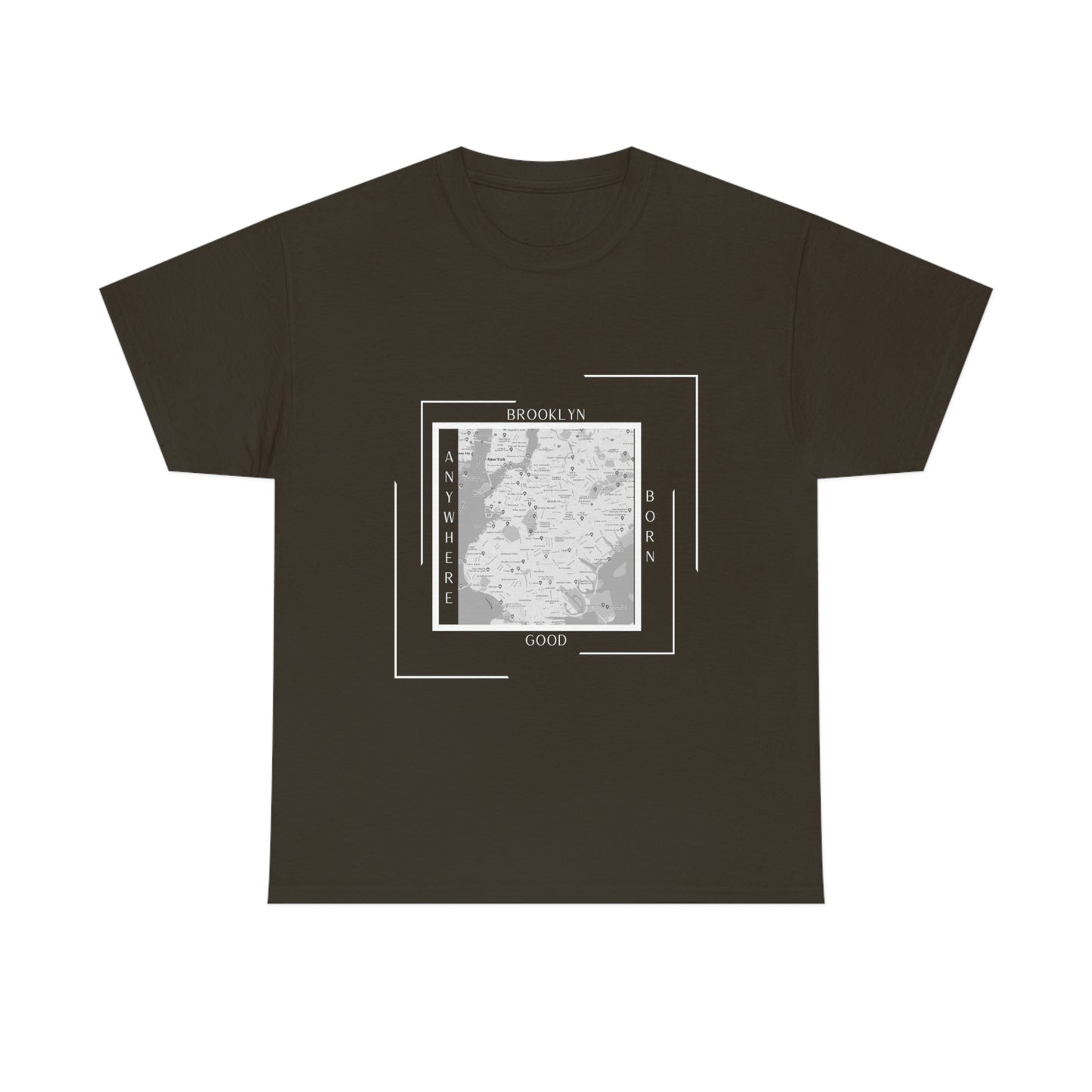 On the Map B.B.G.A. Dark Unisex Tee