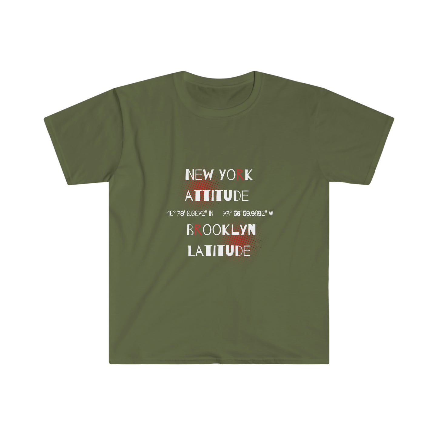 Attitude vs Latitude Unisex Softstyle T-Shirt