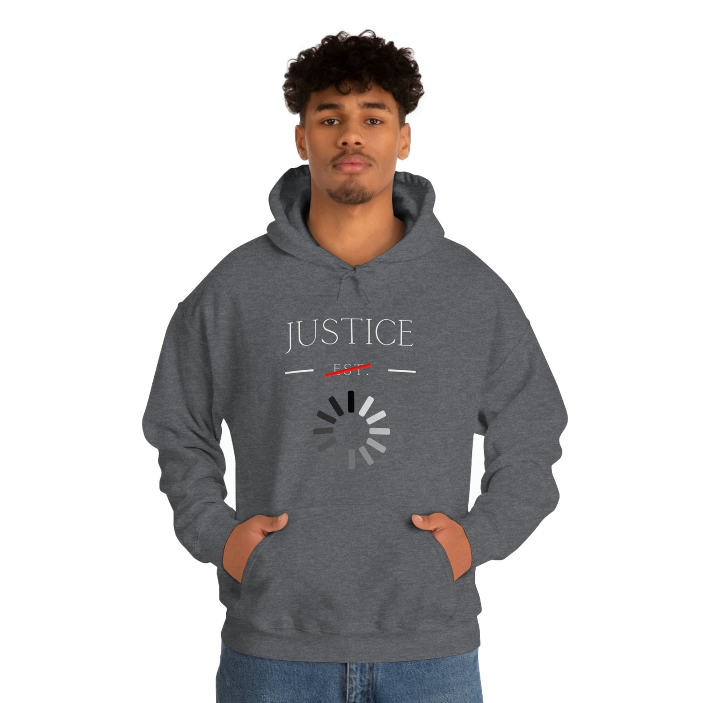 Justice Still Waiting Hooded Sweatshirt