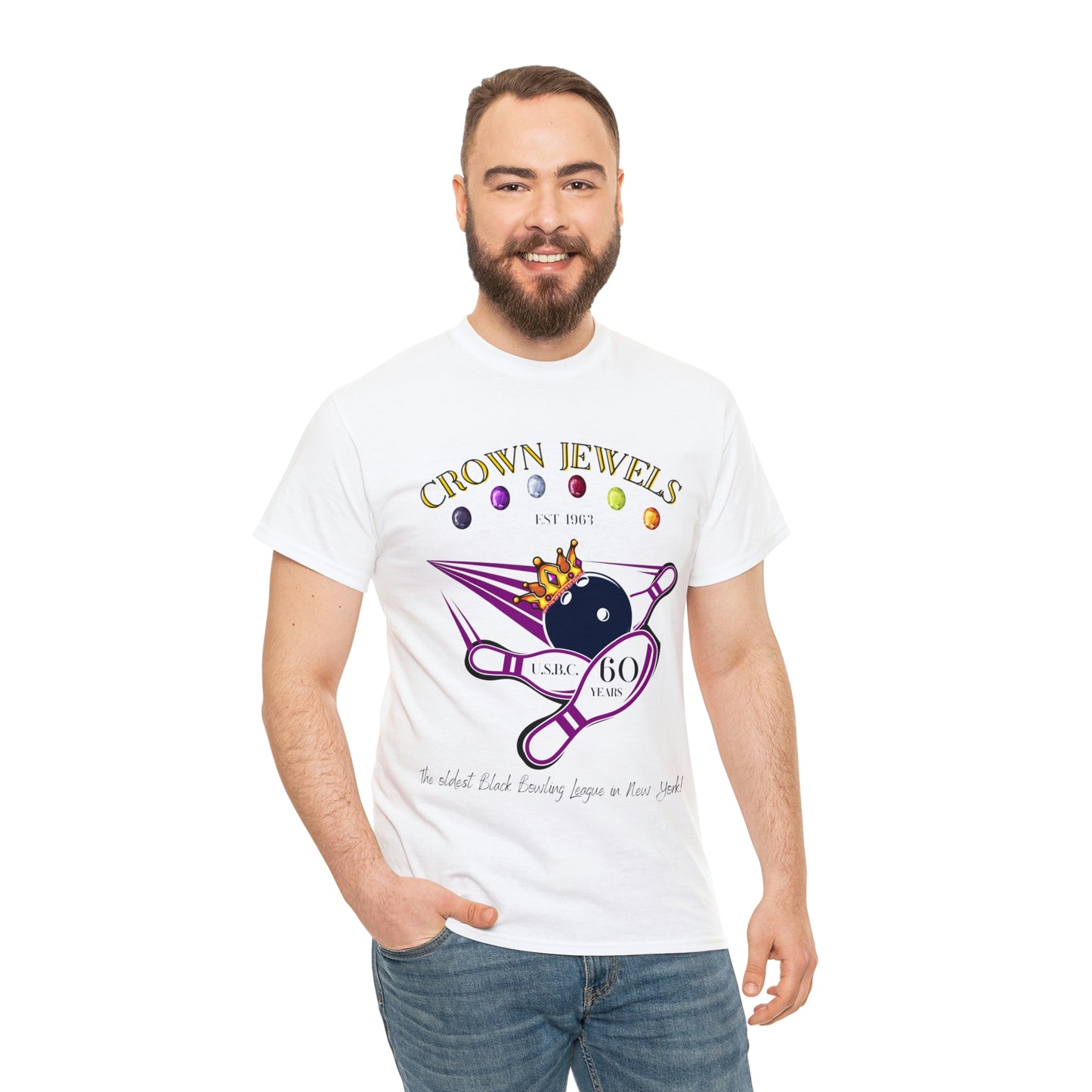 CROWN JEWELS League T-Shirt White