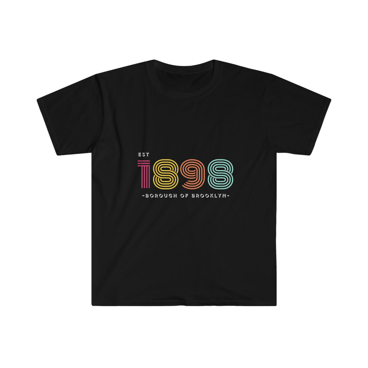 Vintage Brooklyn 1898 Unisex Soft style T-Shirt