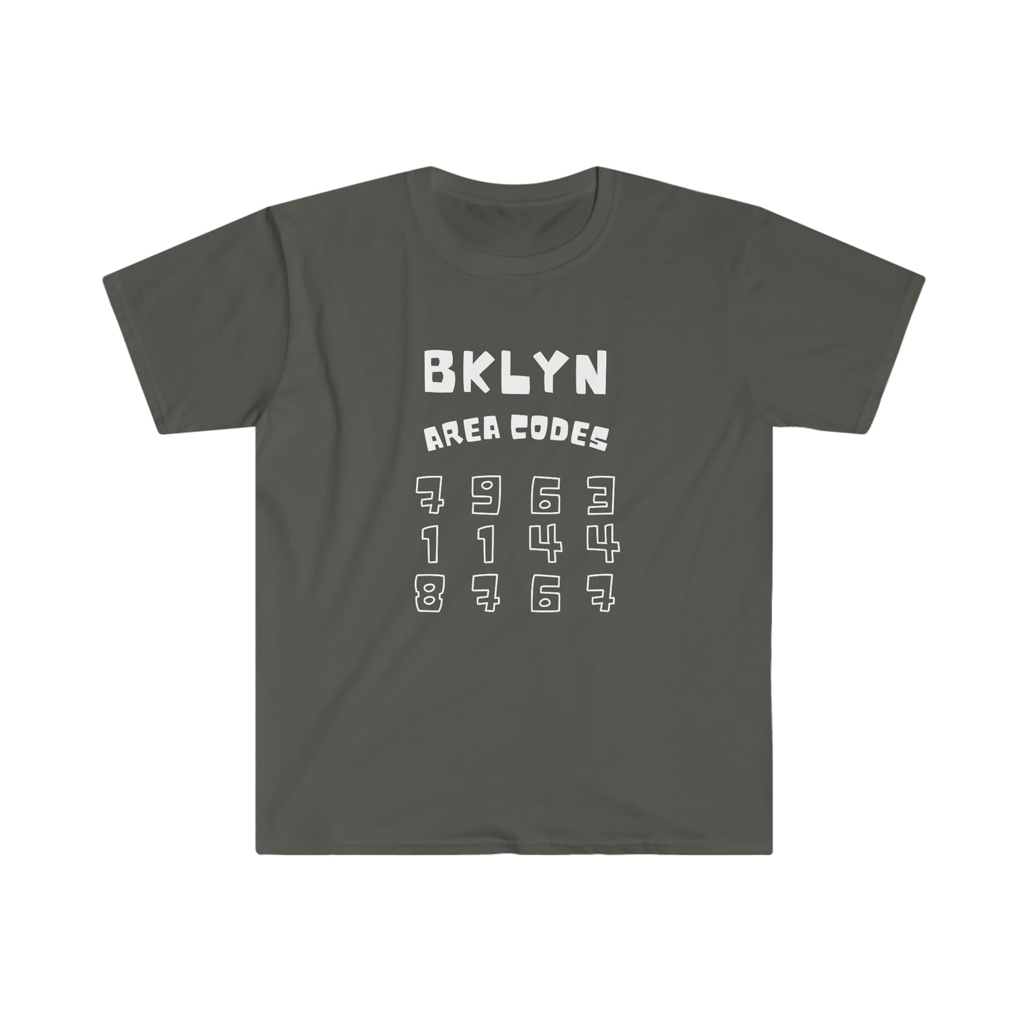 Area Codes of Brooklyn T-Shirt