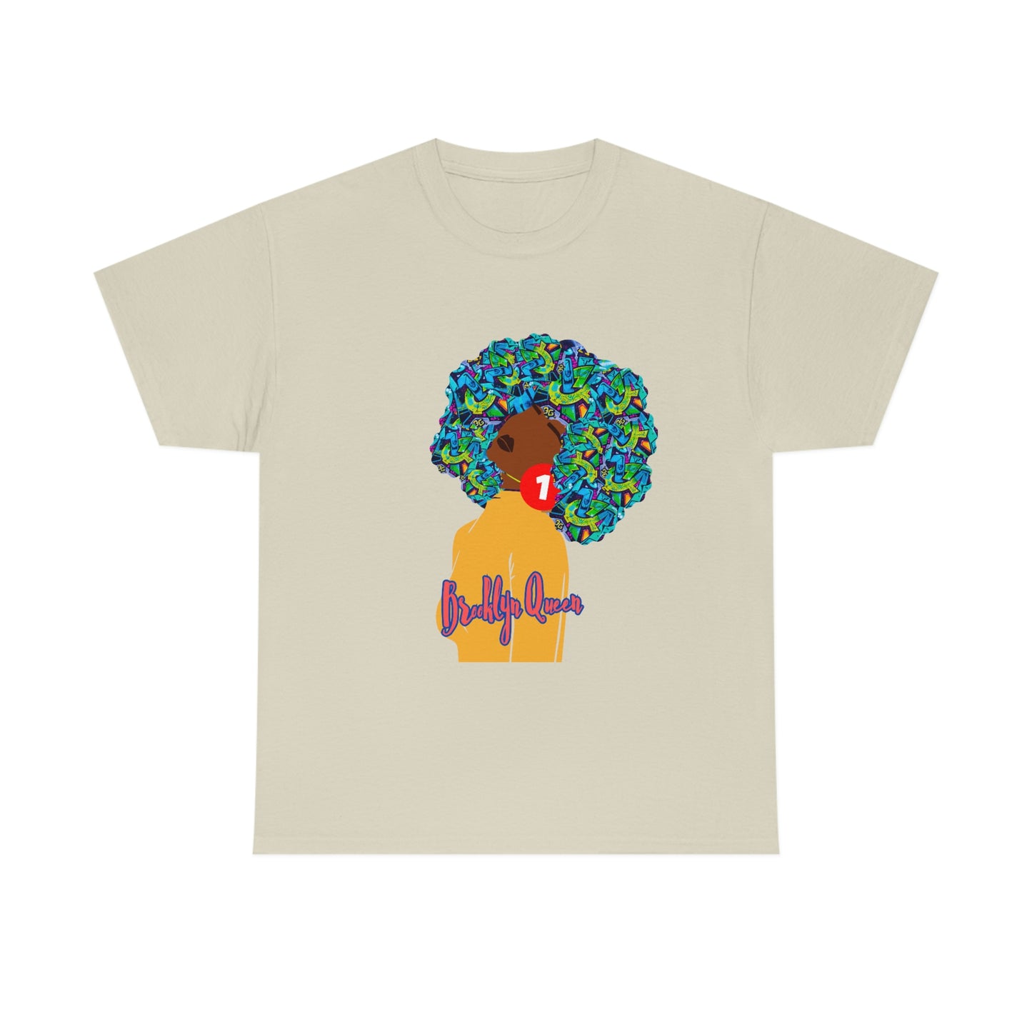 Brooklyn Queen #1 Earring Unisex Heavy Cotton Tee