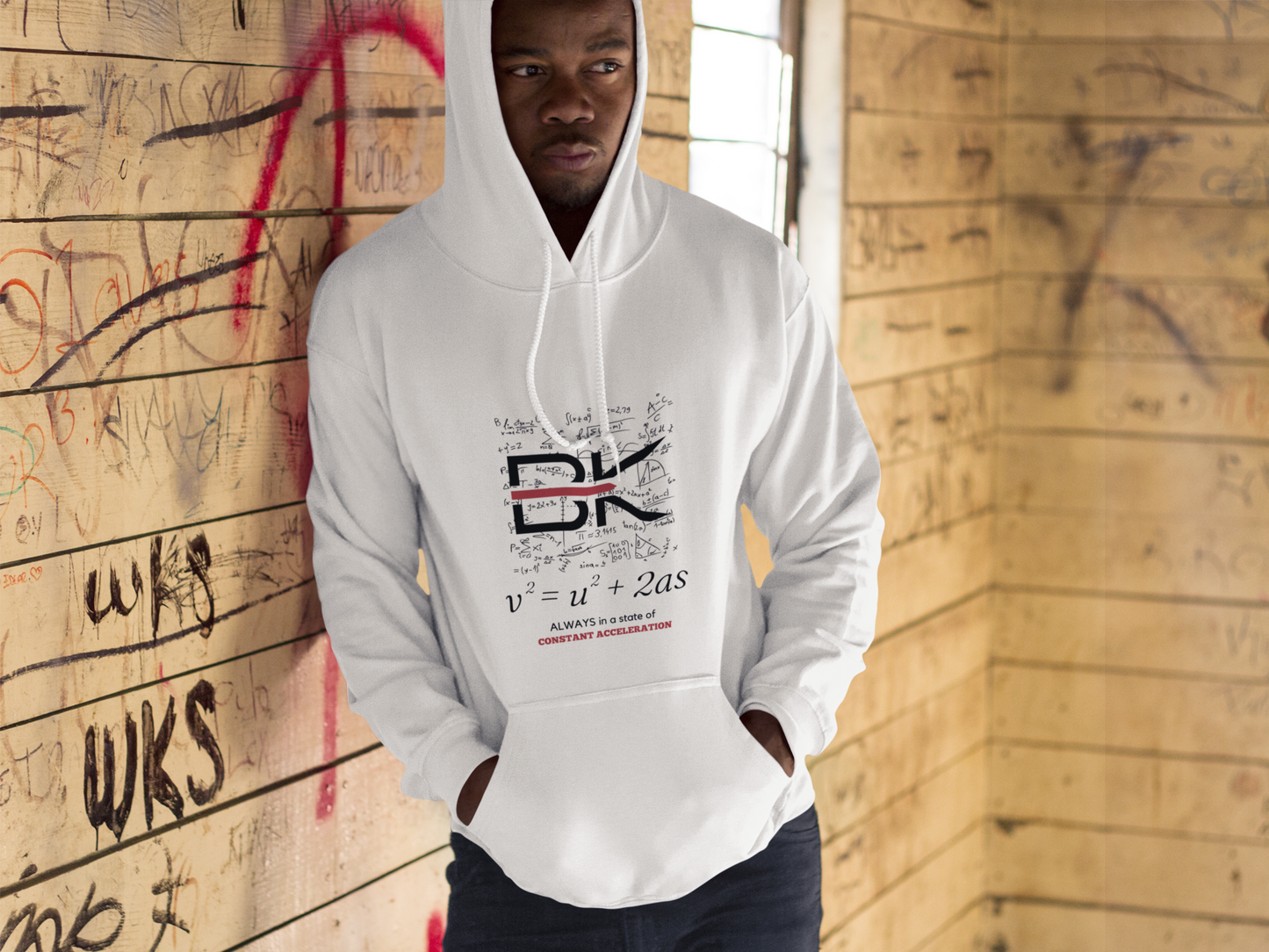 The Equation Constant Acceleration Lte Unisex Heavy Blend™ Hooded Sweatshirt