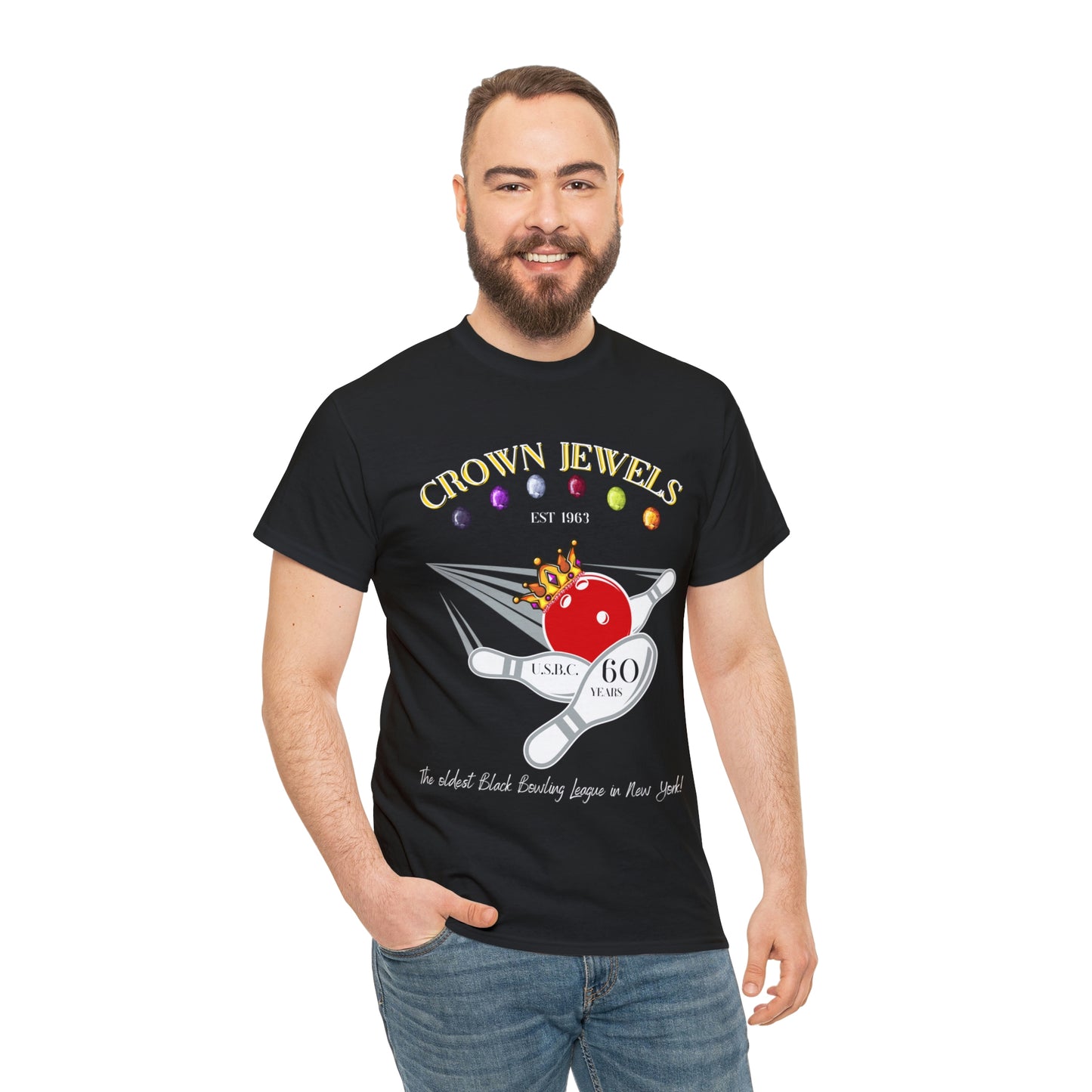 CROWN JEWELS League T-Shirt Black
