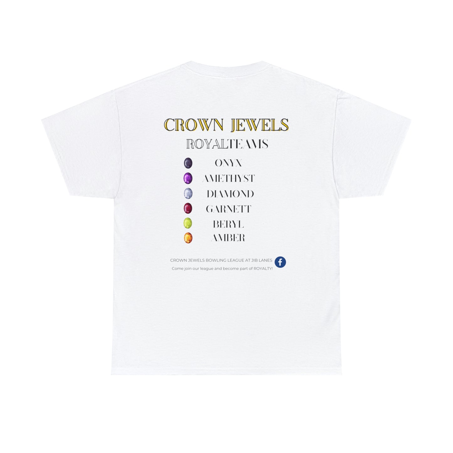 CROWN JEWELS League T-Shirt White