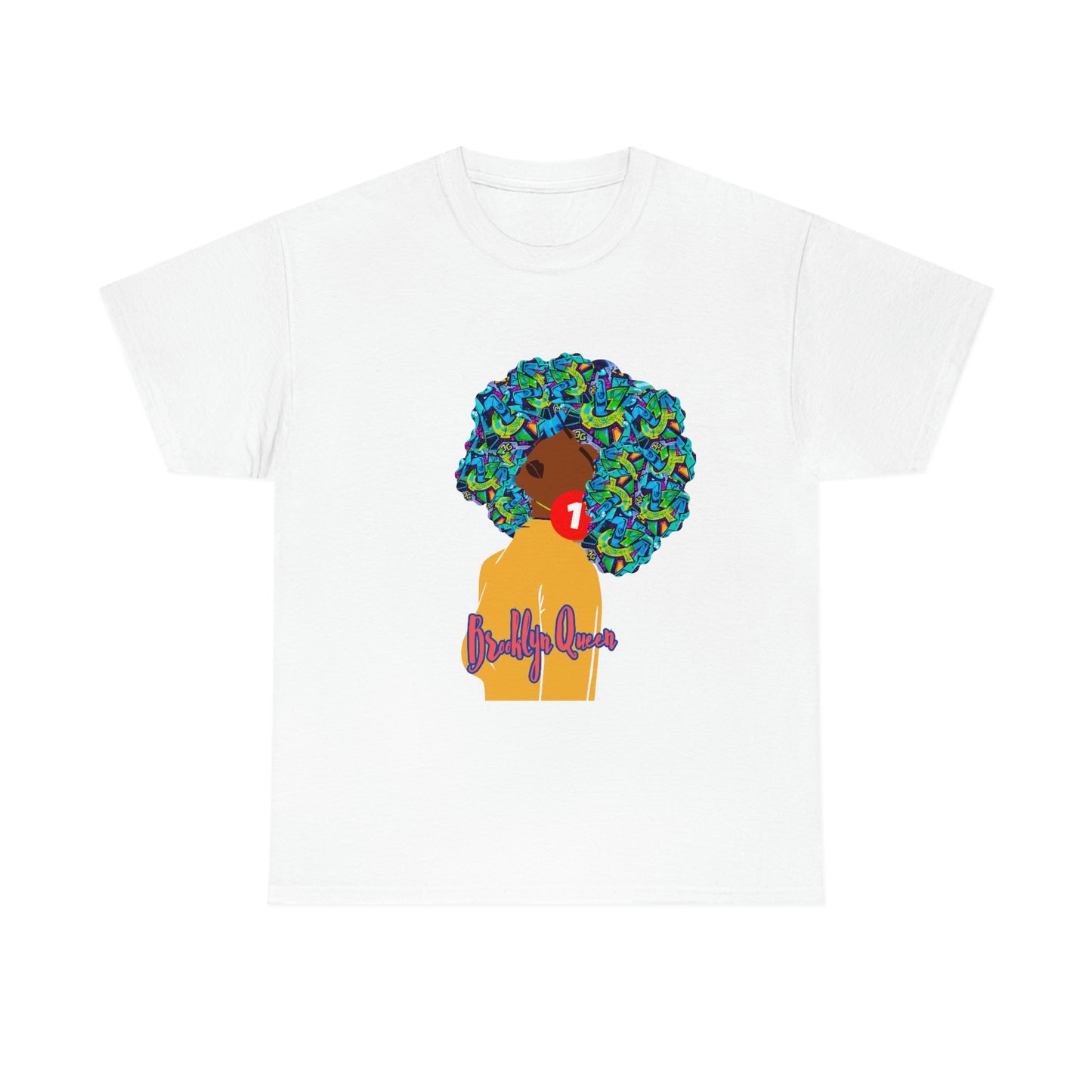 Brooklyn Queen #1 Earring Unisex Heavy Cotton Tee