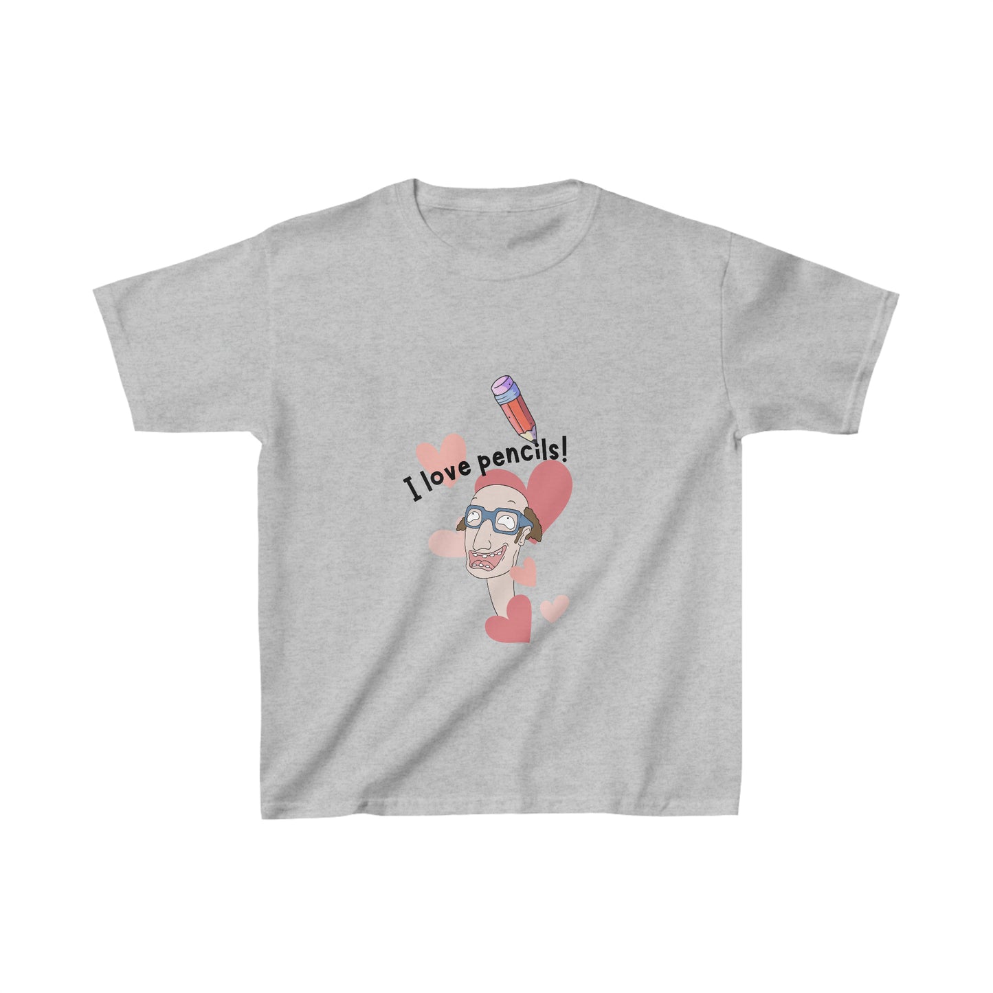 I Love Pencils Kid's Heavy Cotton™ Tee