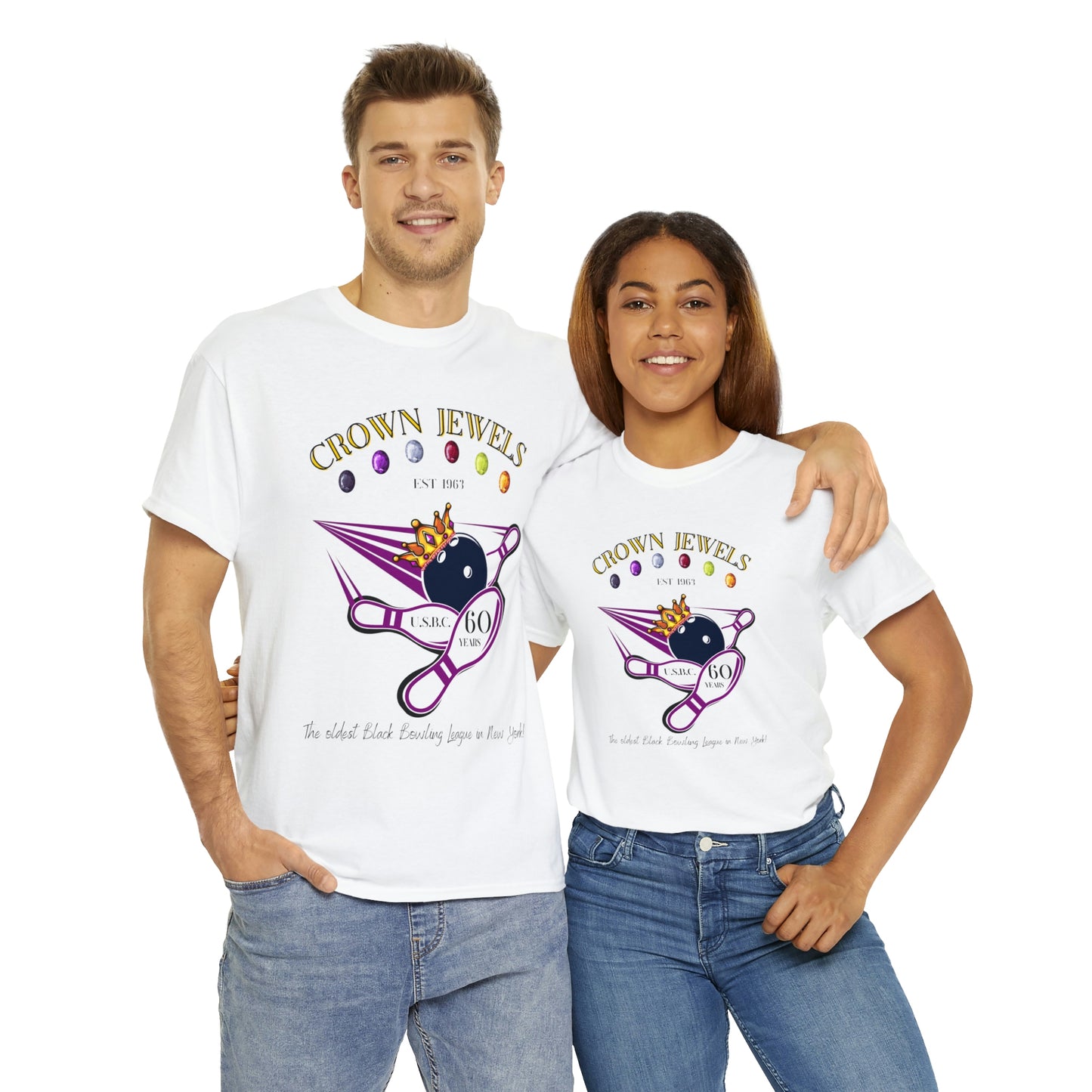 CROWN JEWELS League T-Shirt White