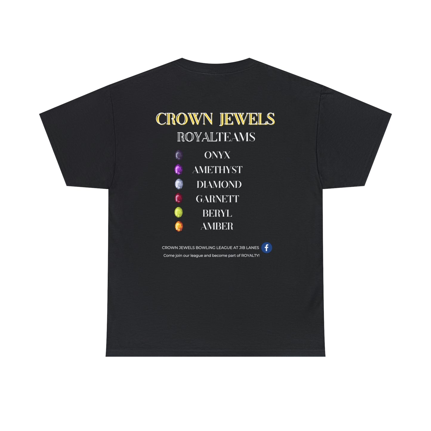 CROWN JEWELS League T-Shirt Black