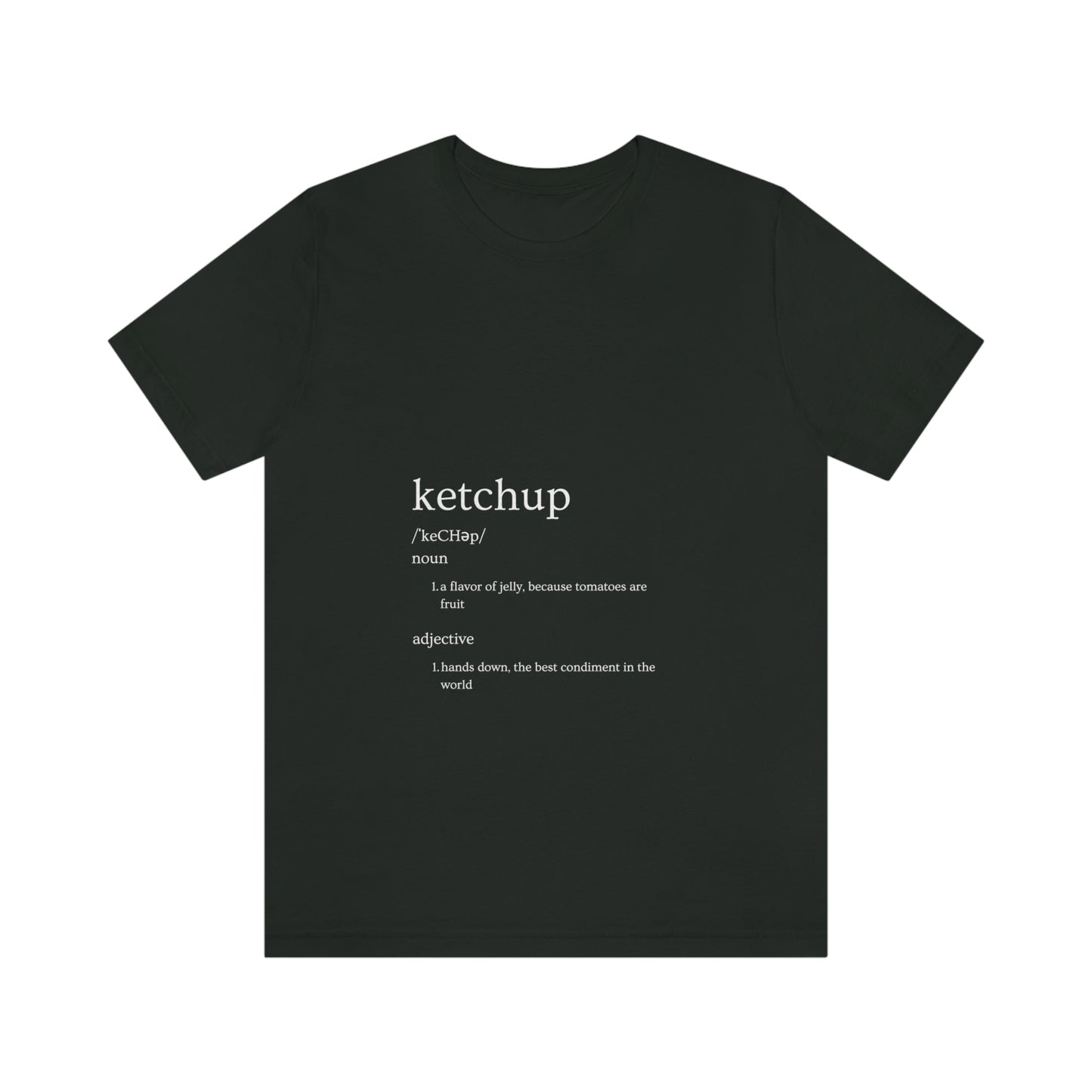 Ketchup Unisex Jersey Short Sleeve Tee