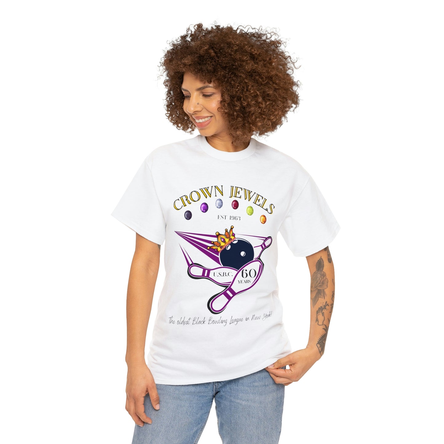 CROWN JEWELS League T-Shirt White