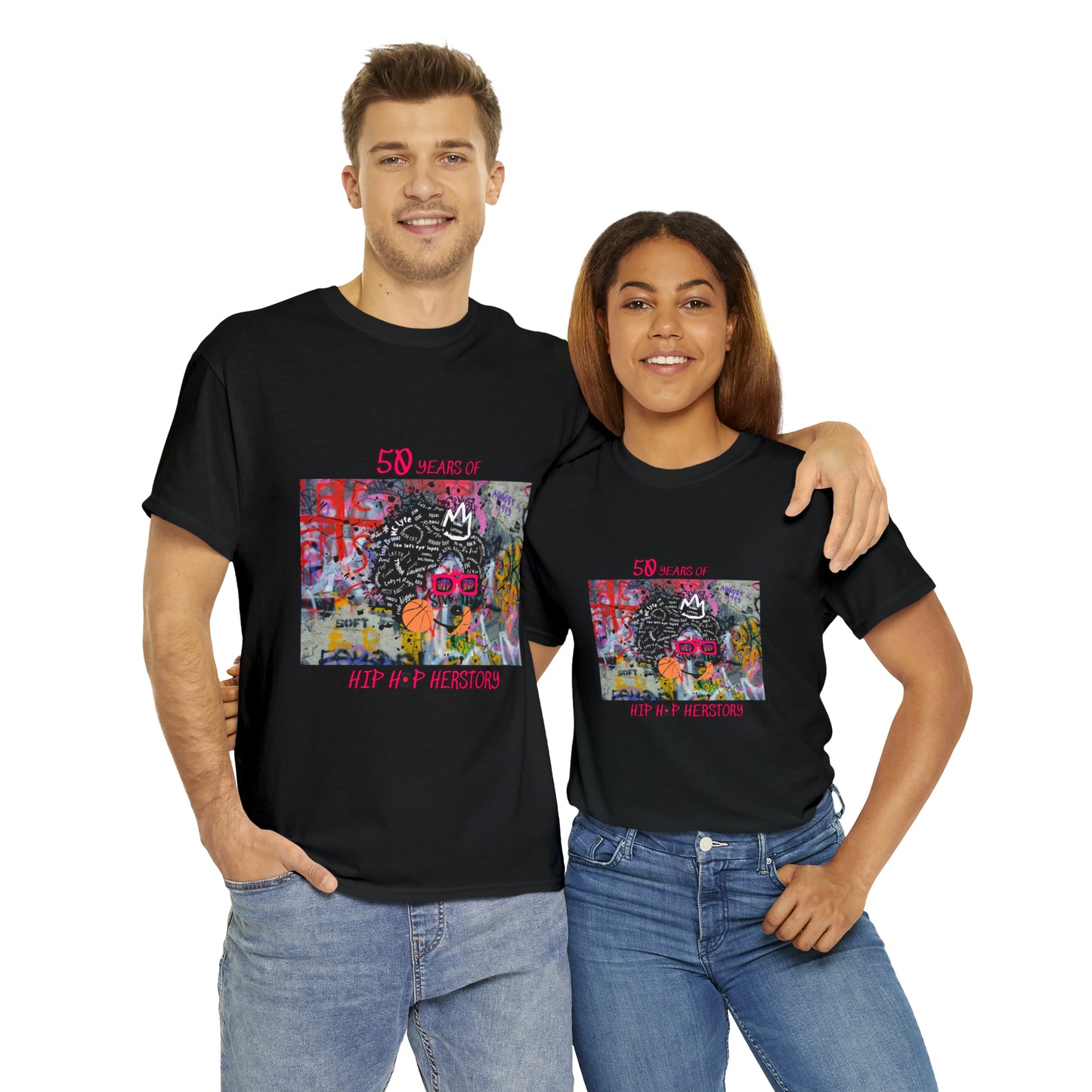 50 Years of Hip Hop Herstory Tee