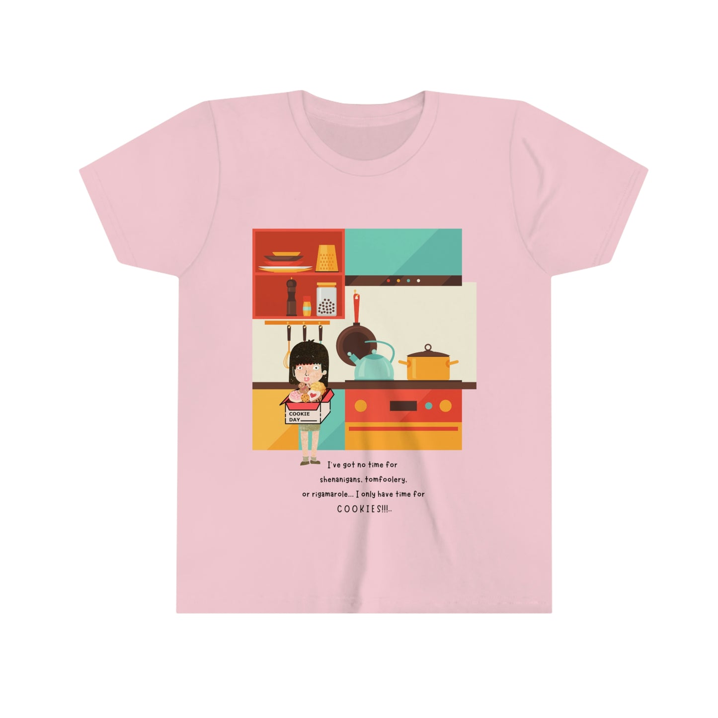 Time For Cookies Youth Short Sleeve Tee