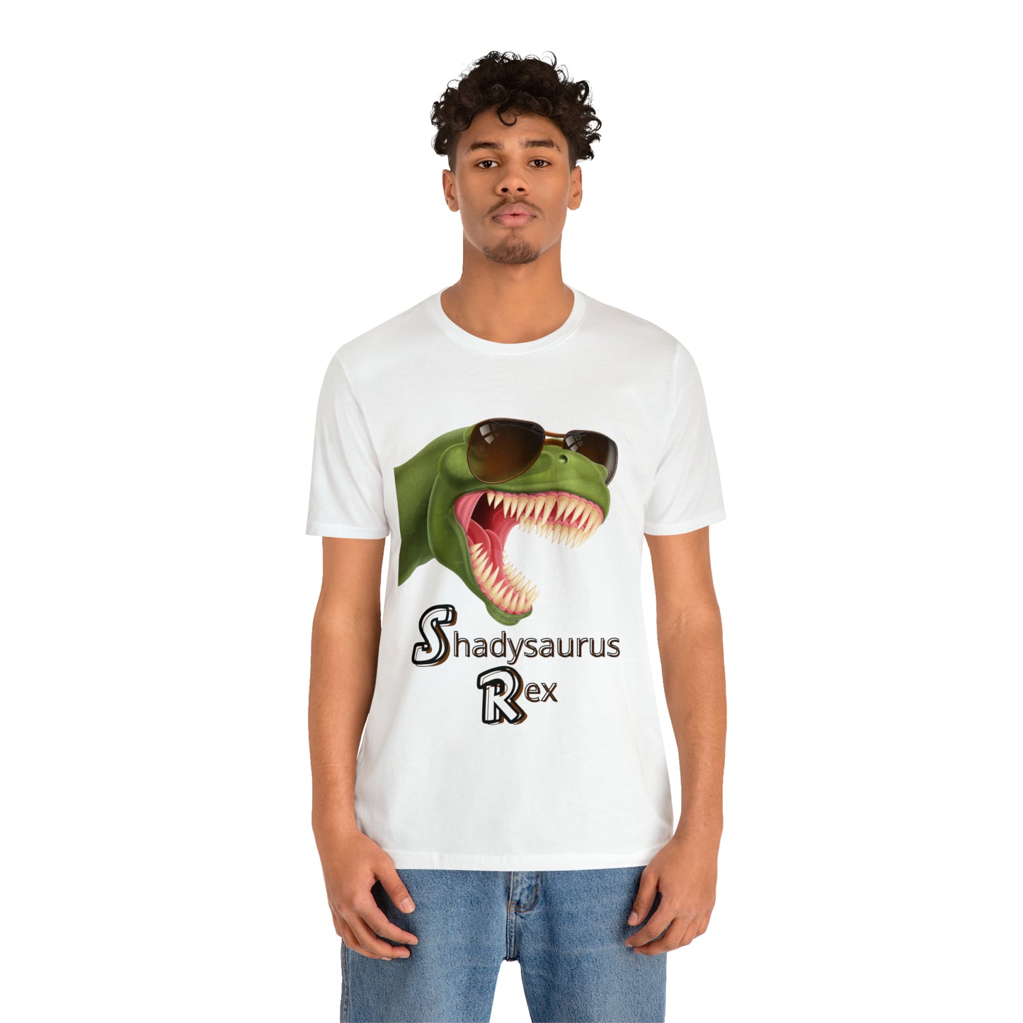 Shadysaurus Rex Unisex Jersey Short Sleeve Tee