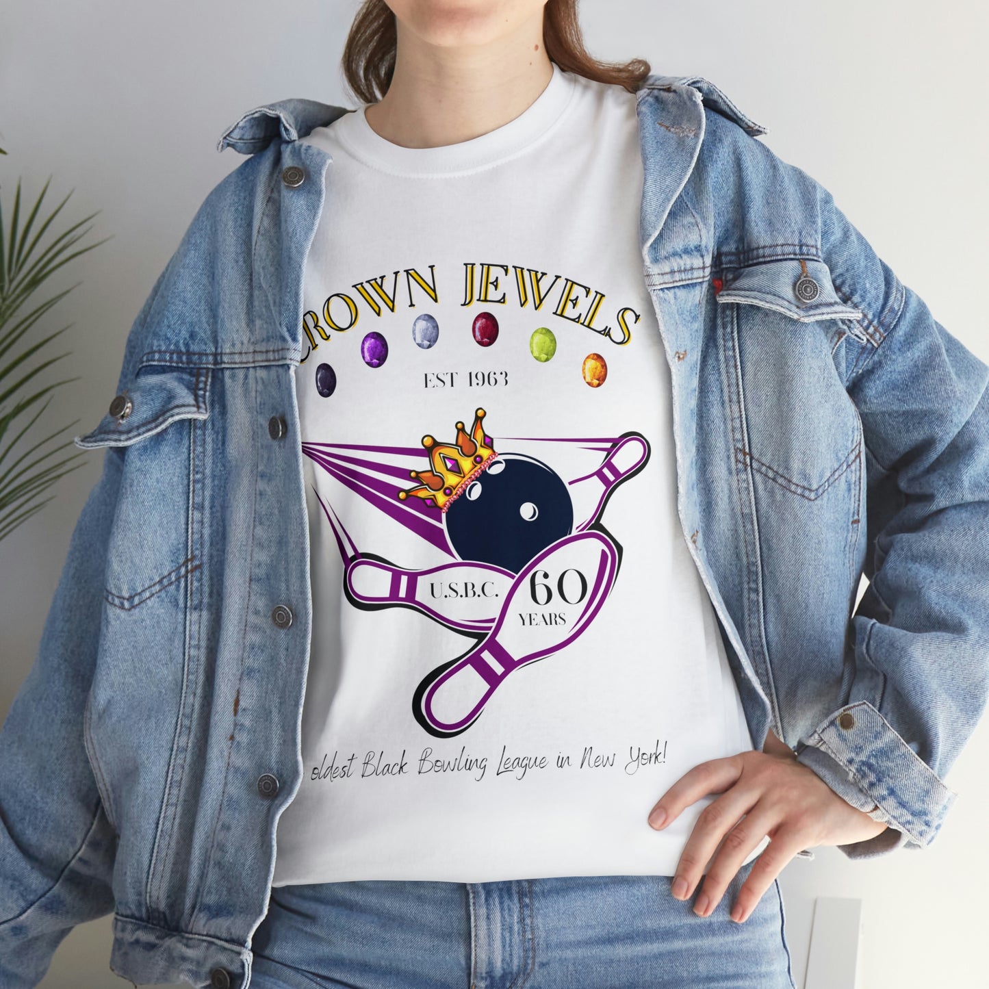 CROWN JEWELS League T-Shirt White