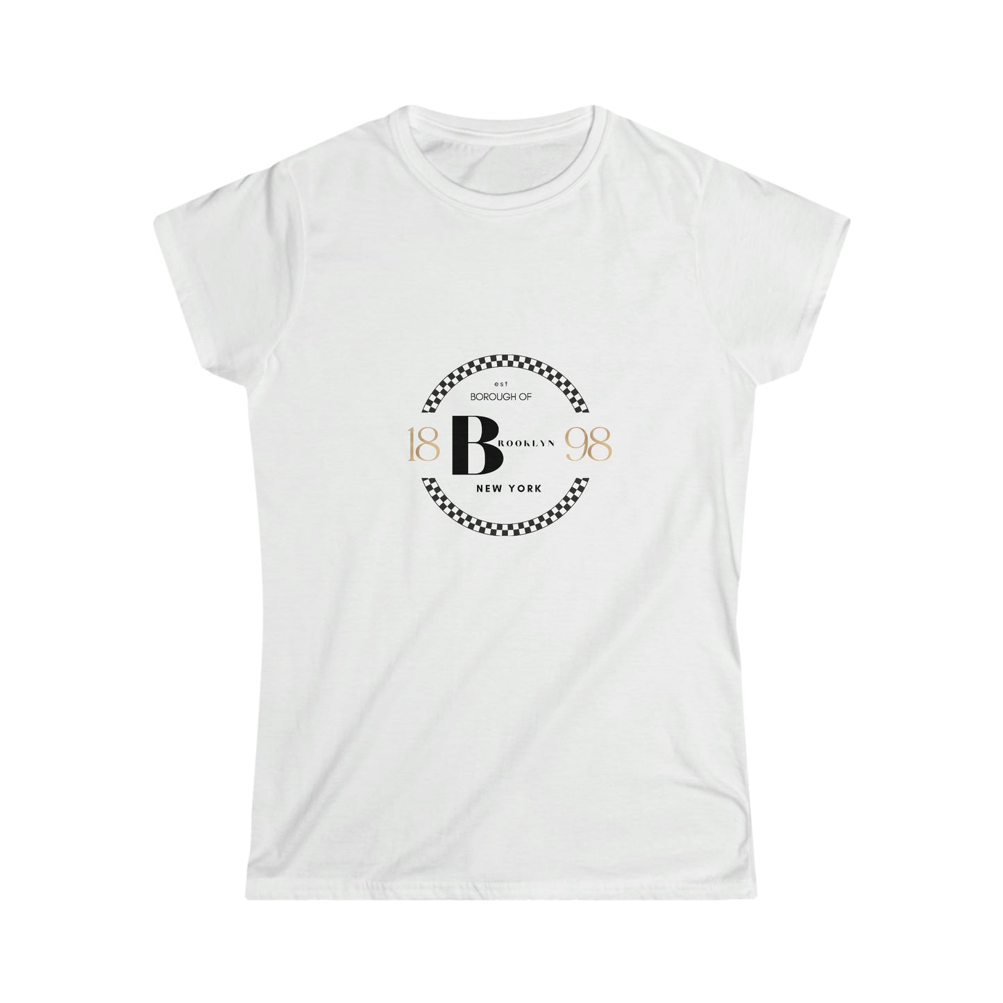 Brooklyn EST 1898 Elegant Women's Softstyle Tee