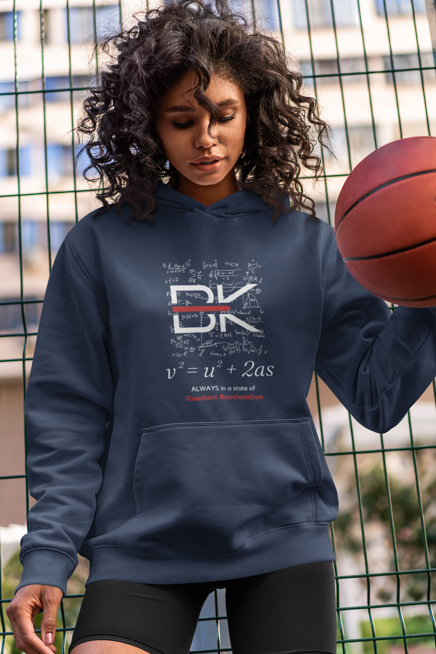 The Equation Constant Acceleration Dk Unisex Heavy Blend™ Hooded Sweatshirt