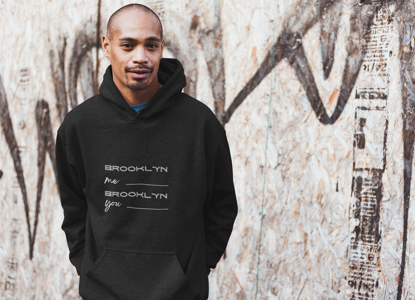 Brooklyn N W Coordinates Dk Hooded Sweatshirt