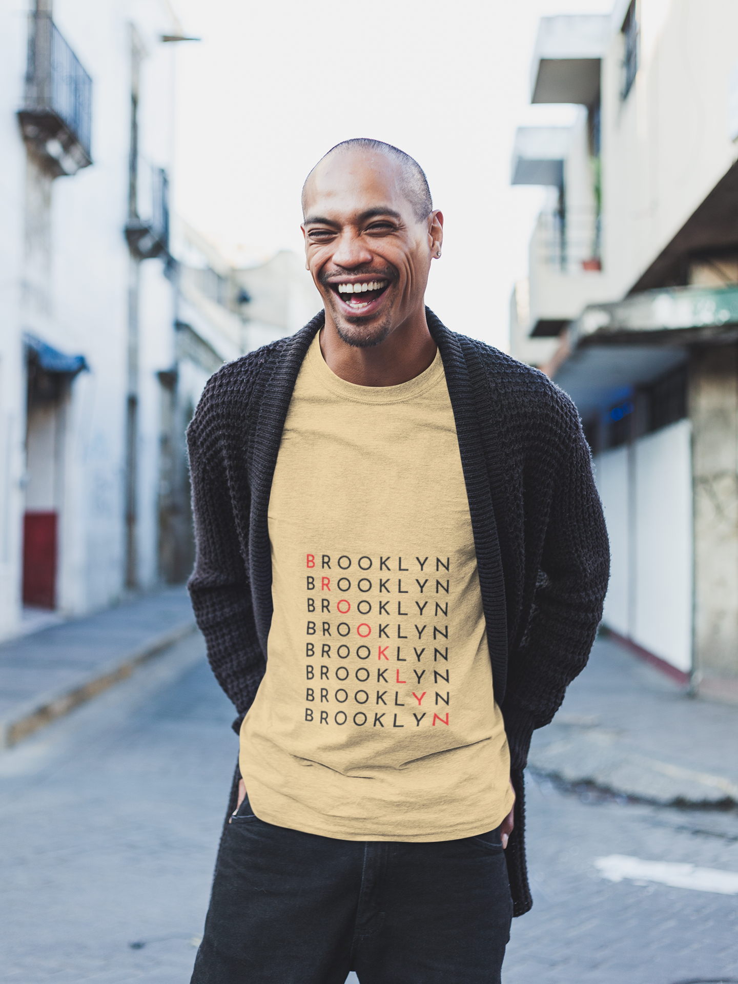 Brooklyn Symmetrical Unisex Garment-Dyed T-shirt