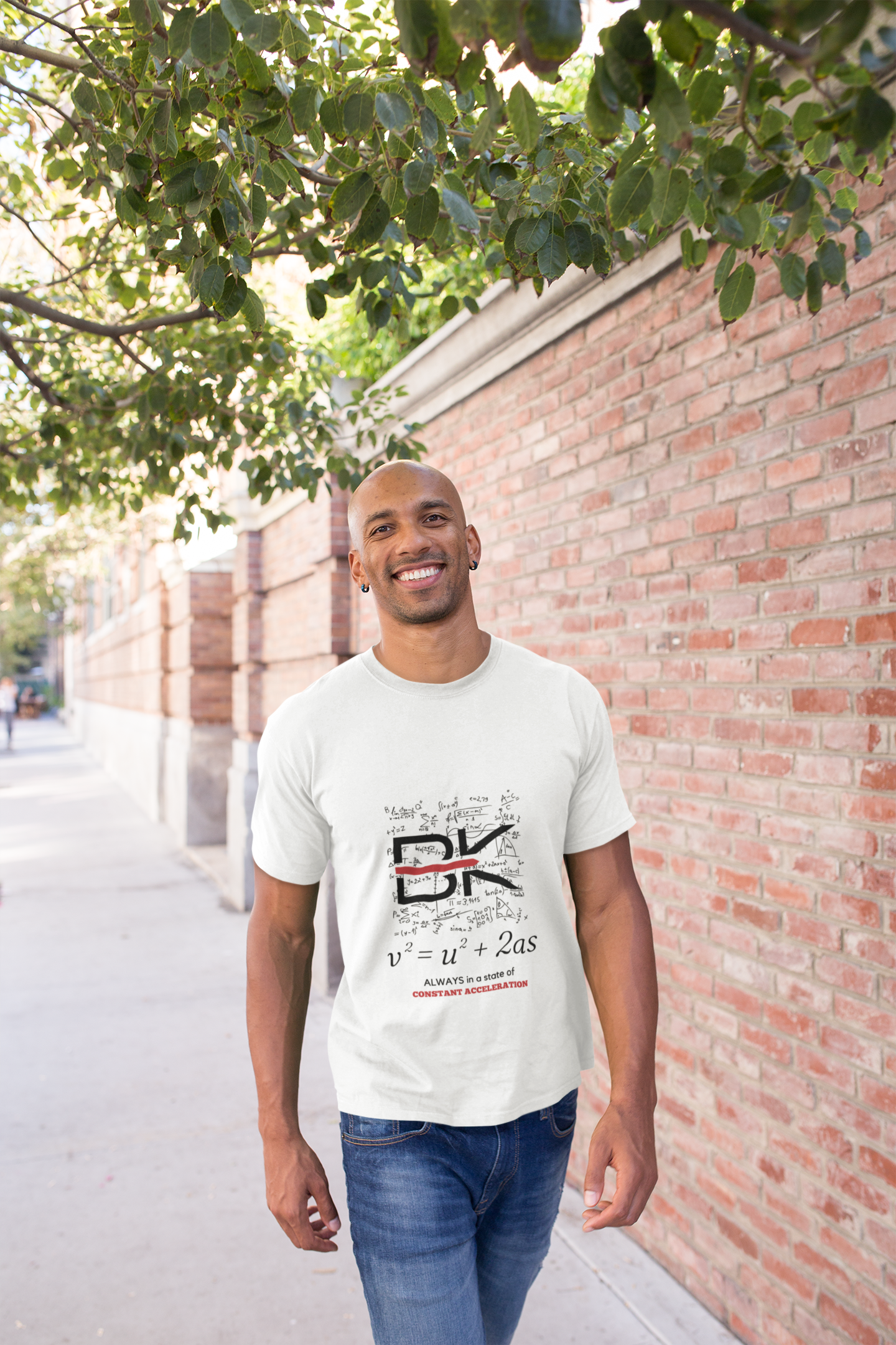 The Equation Constant Acceleration Lte Unisex Heavy Cotton Tee