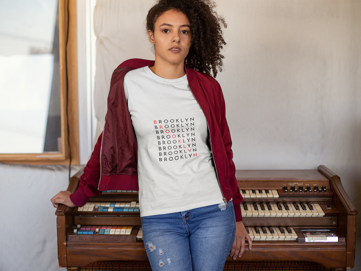 Brooklyn Symmetrical Unisex Garment-Dyed T-shirt