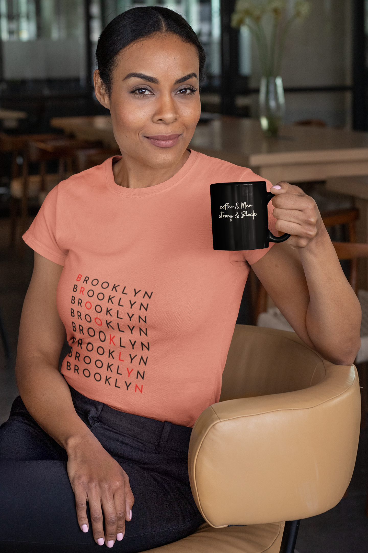 Brooklyn Symmetrical Unisex Garment-Dyed T-shirt