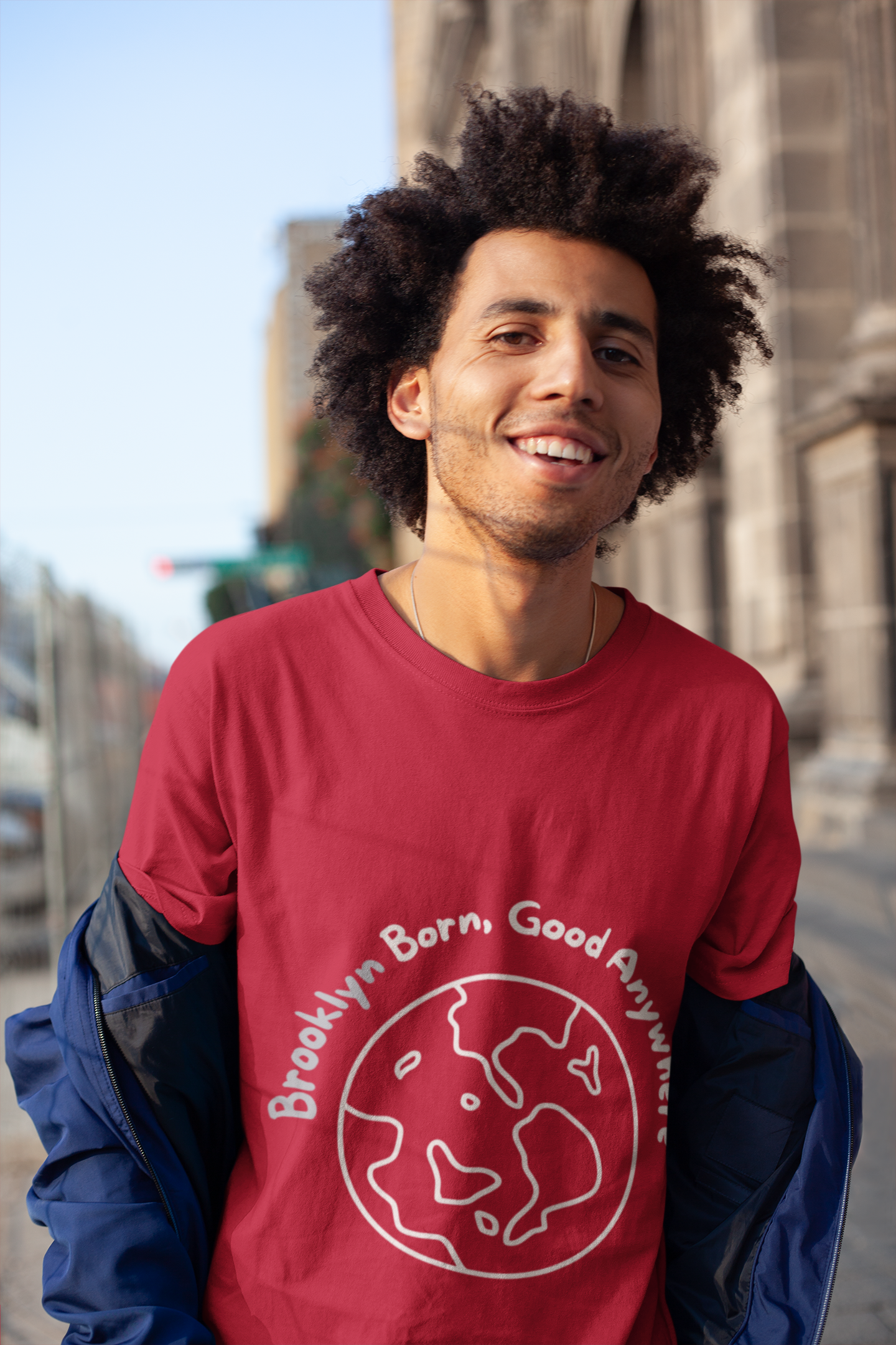 Globe from Brooklyn T-Shirt Dk